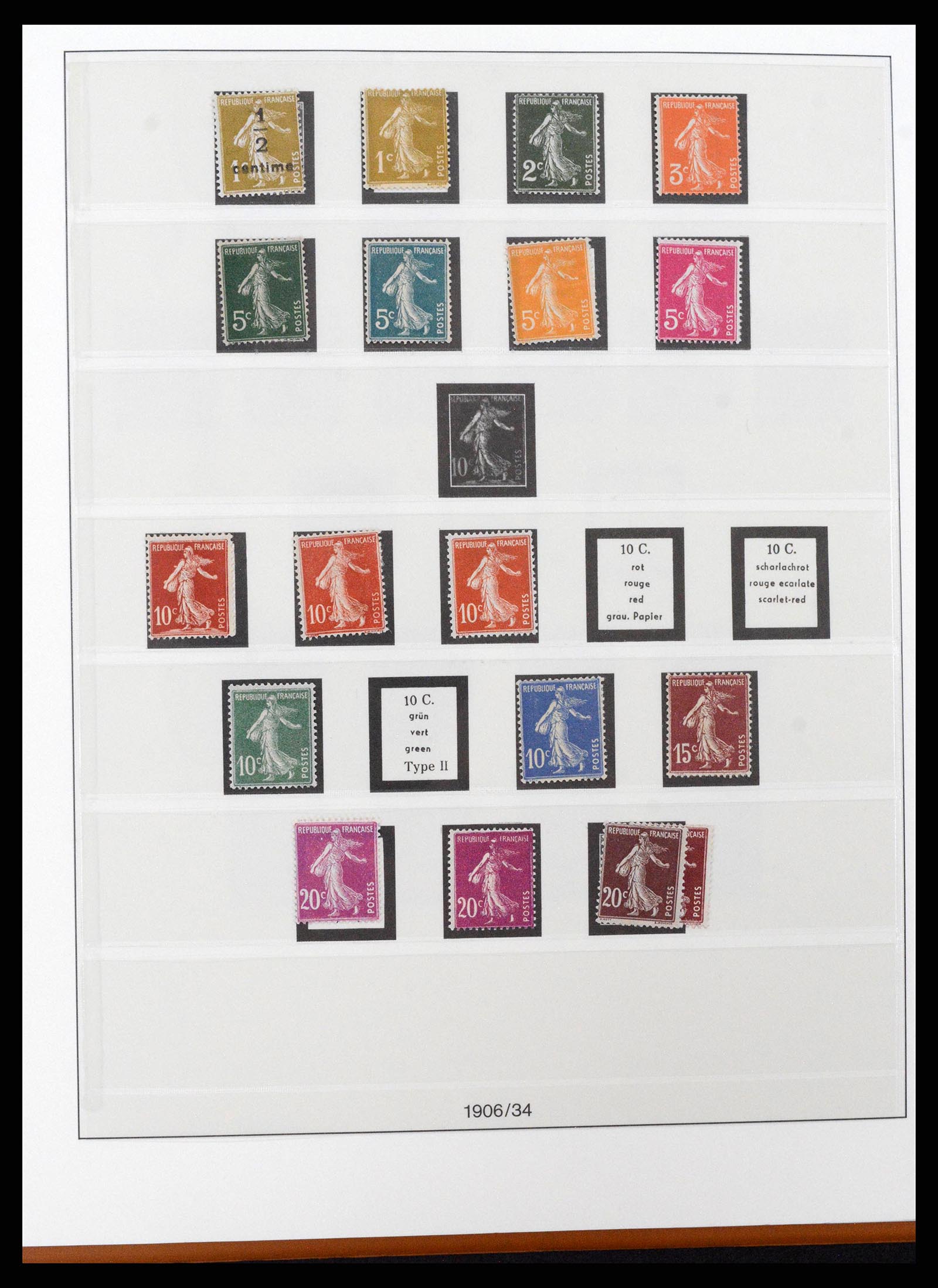 38827 0010 - Postzegelverzameling 38827 Frankrijk 1853-1965.