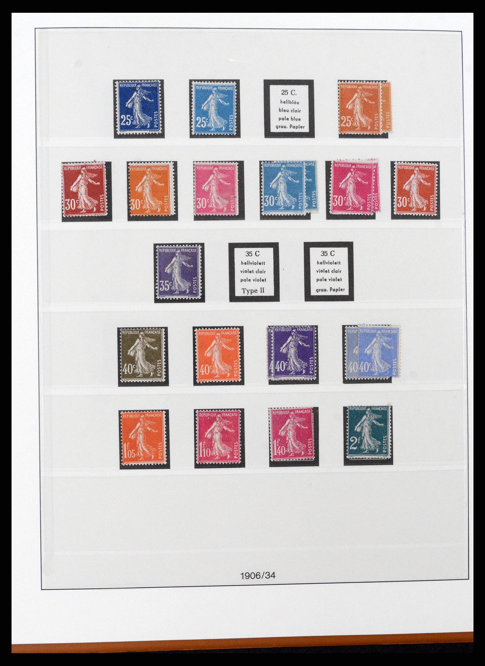 38827 0011 - Postzegelverzameling 38827 Frankrijk 1853-1965.