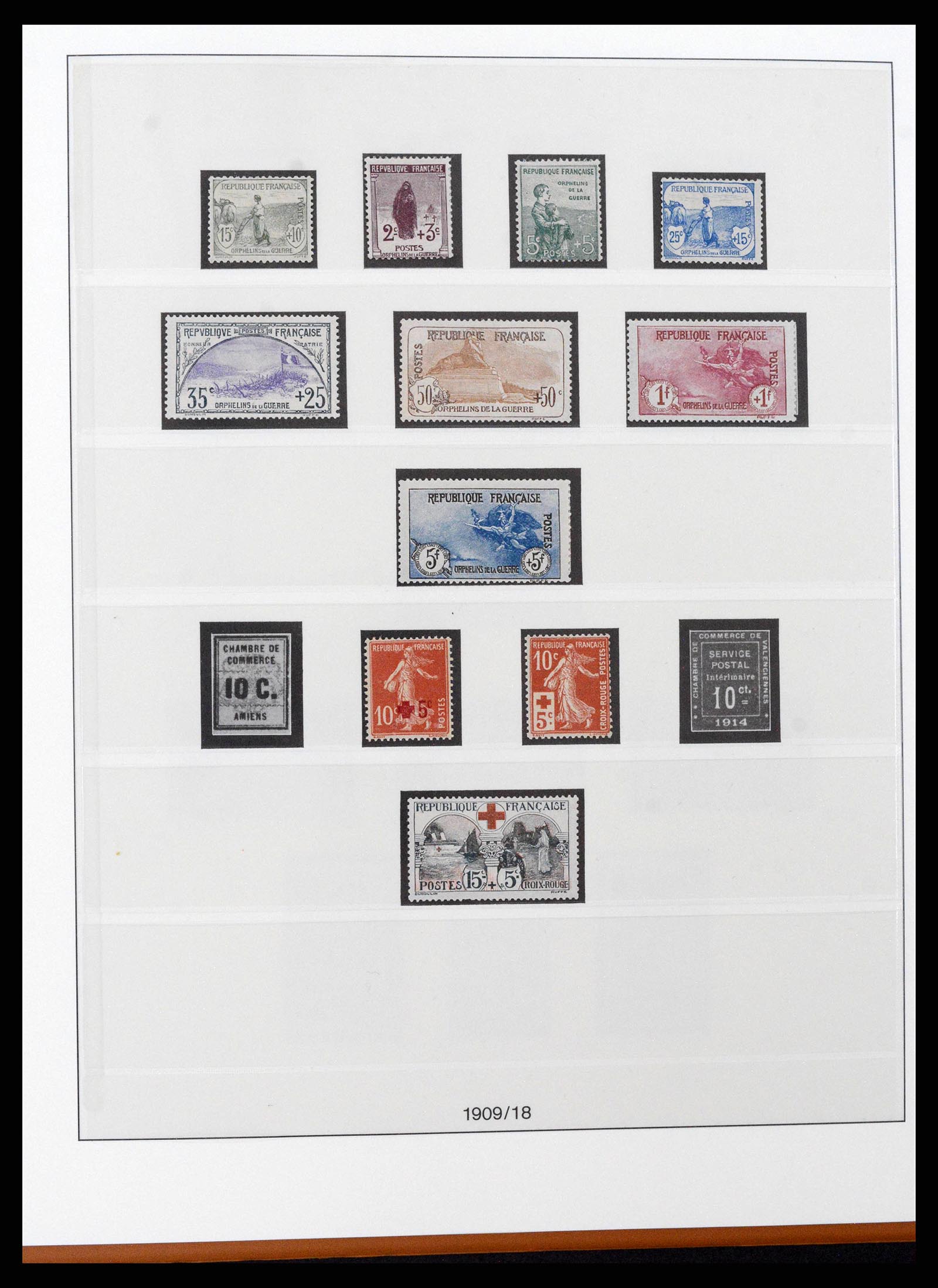 38827 0012 - Postzegelverzameling 38827 Frankrijk 1853-1965.