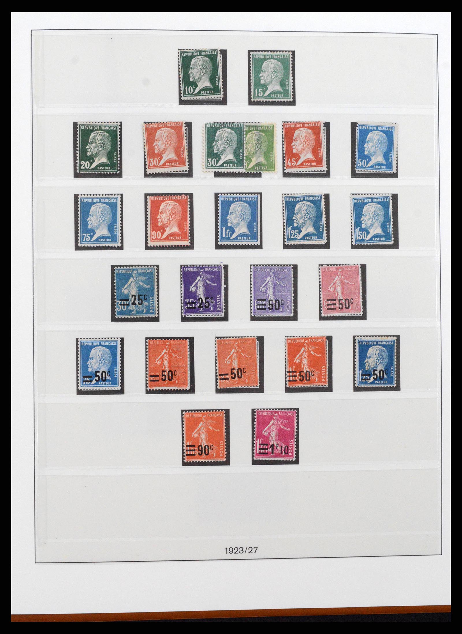 38827 0014 - Postzegelverzameling 38827 Frankrijk 1853-1965.