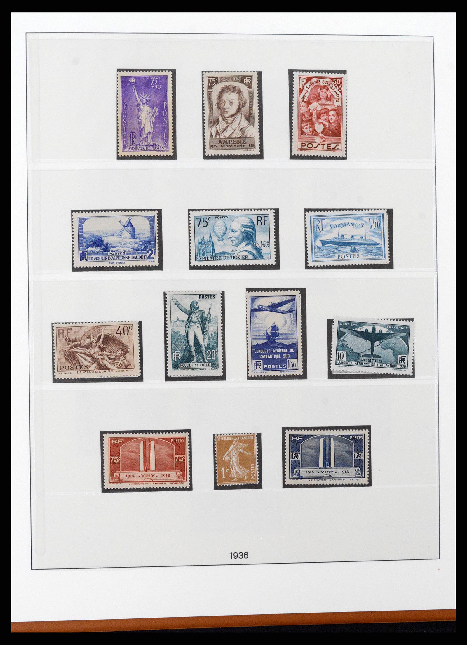 38827 0021 - Postzegelverzameling 38827 Frankrijk 1853-1965.