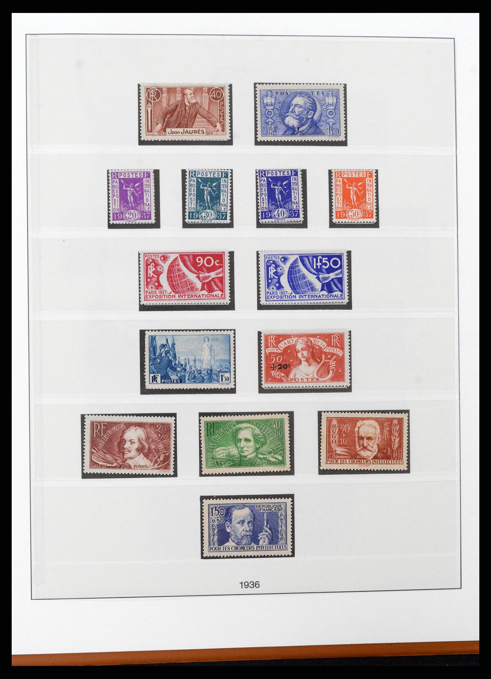 38827 0022 - Postzegelverzameling 38827 Frankrijk 1853-1965.