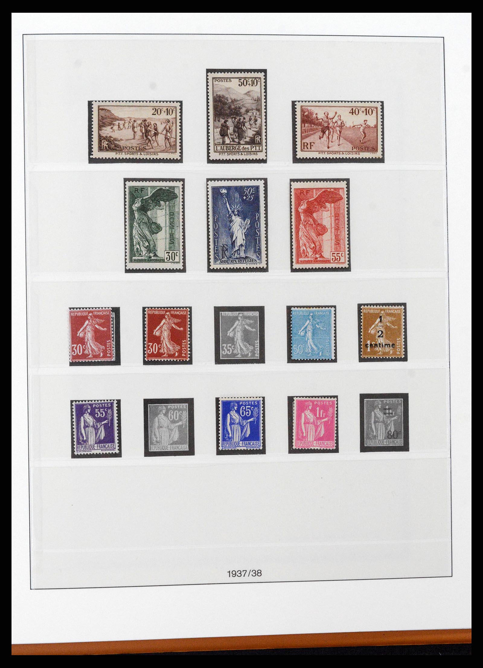 38827 0024 - Postzegelverzameling 38827 Frankrijk 1853-1965.