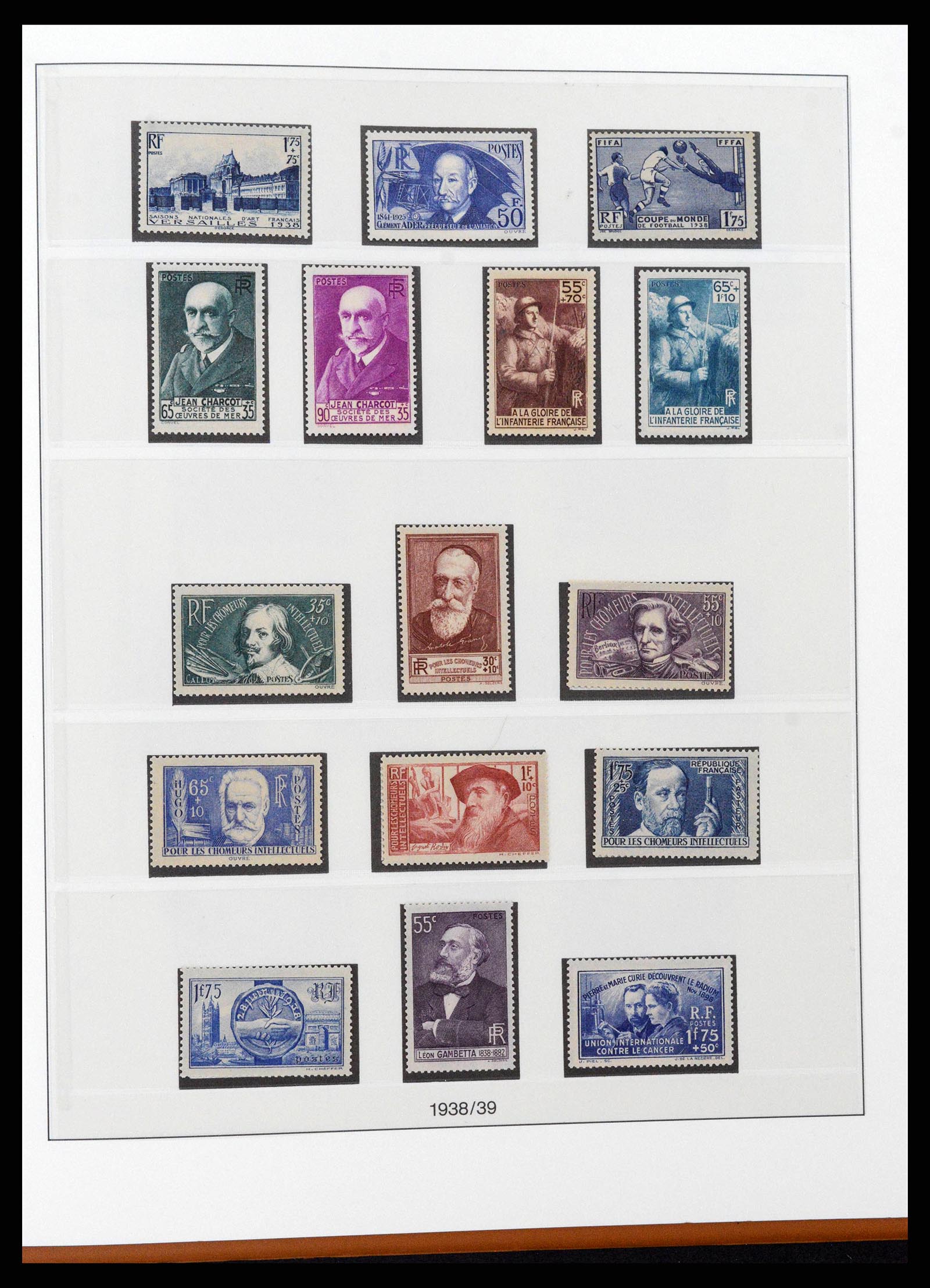 38827 0027 - Postzegelverzameling 38827 Frankrijk 1853-1965.