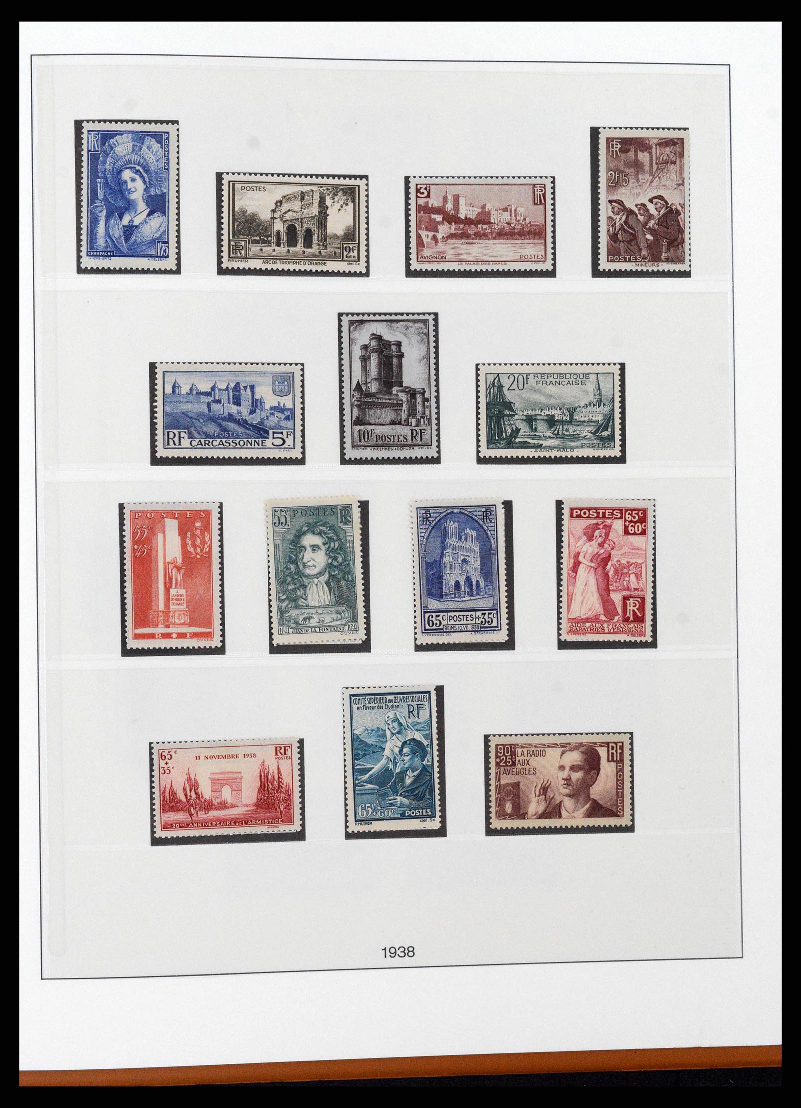 38827 0028 - Postzegelverzameling 38827 Frankrijk 1853-1965.