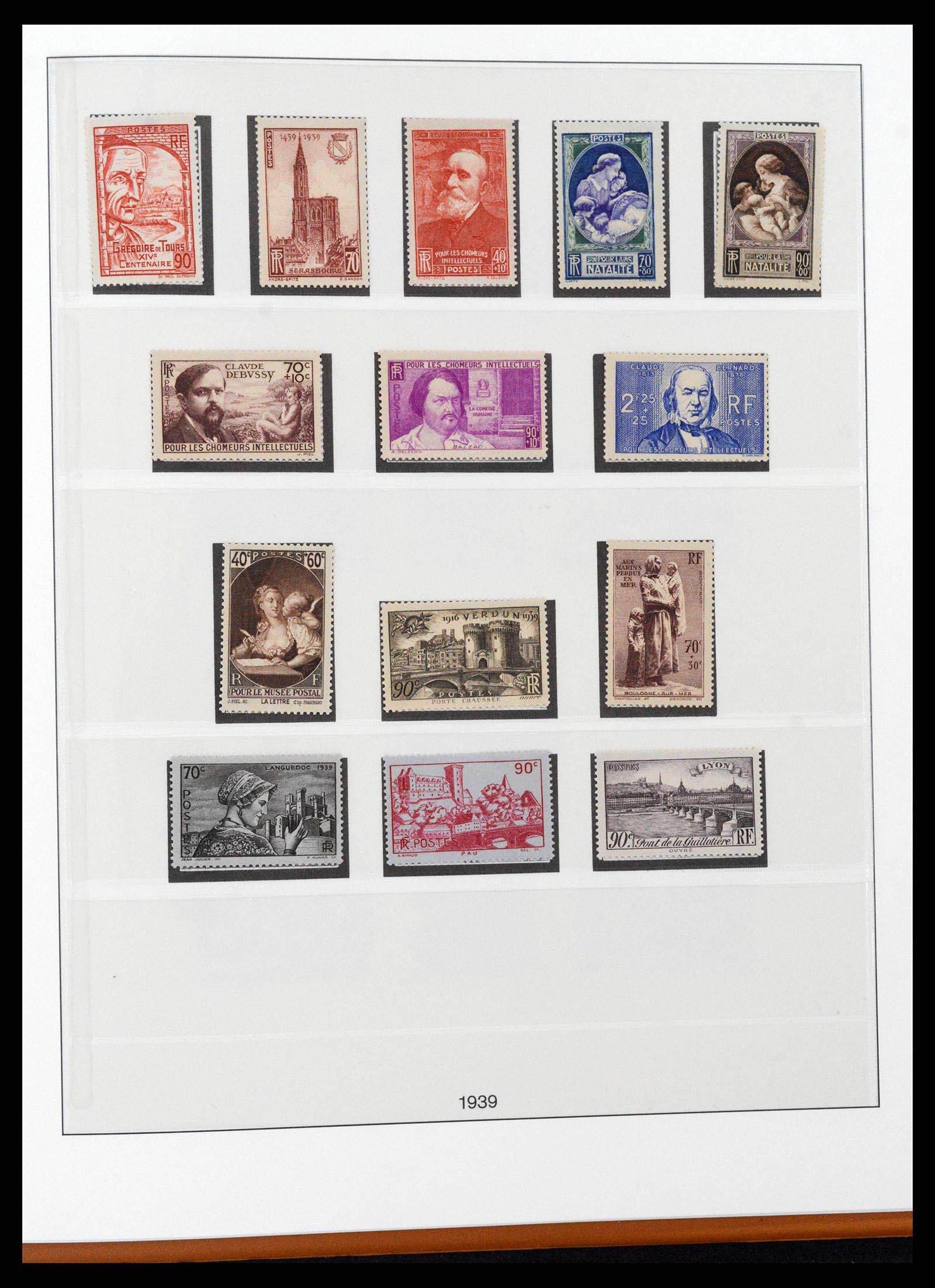 38827 0030 - Postzegelverzameling 38827 Frankrijk 1853-1965.