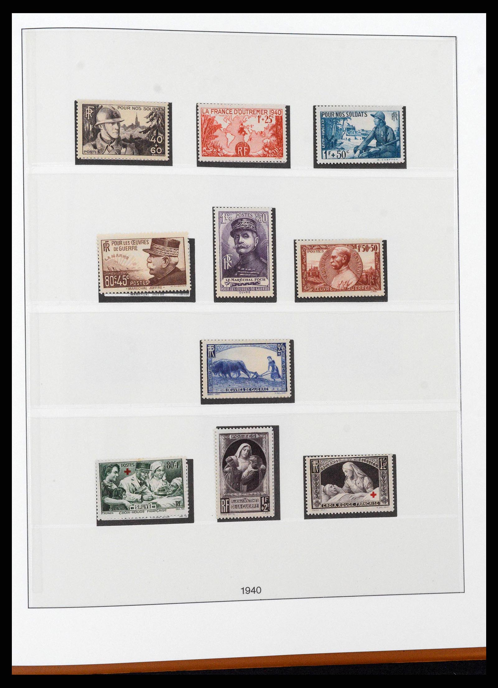38827 0031 - Postzegelverzameling 38827 Frankrijk 1853-1965.