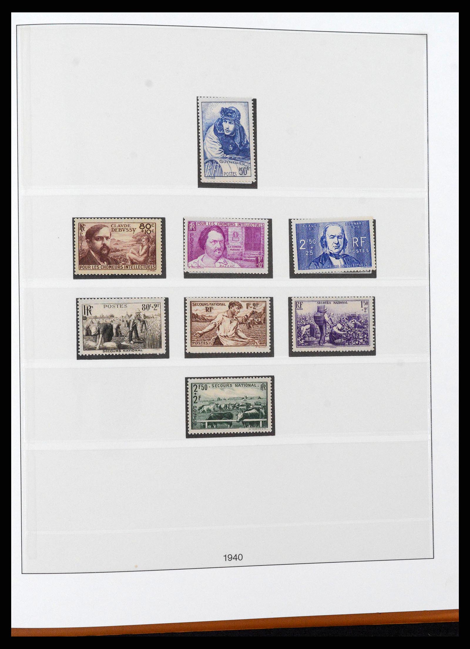 38827 0032 - Postzegelverzameling 38827 Frankrijk 1853-1965.