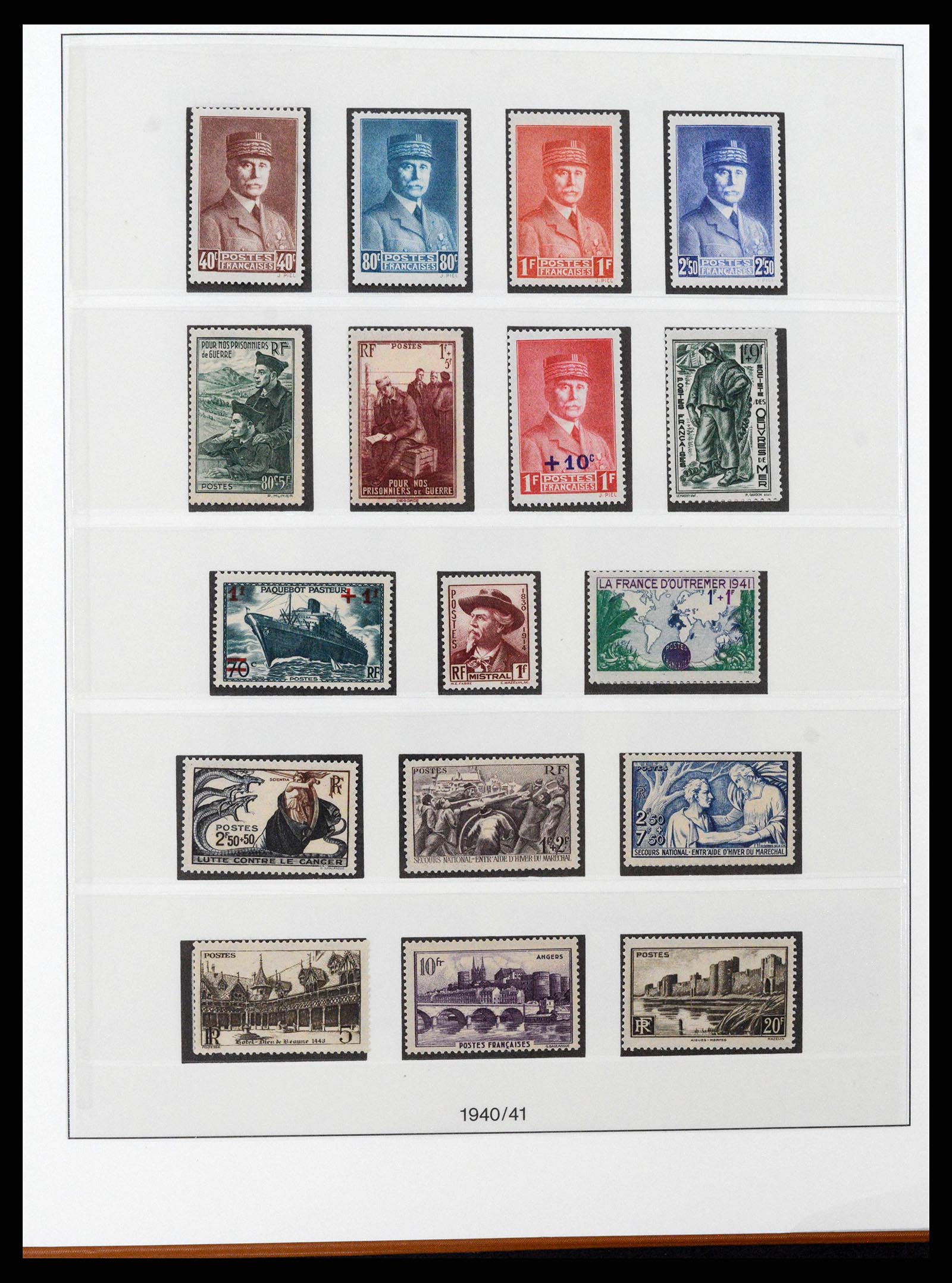 38827 0033 - Postzegelverzameling 38827 Frankrijk 1853-1965.