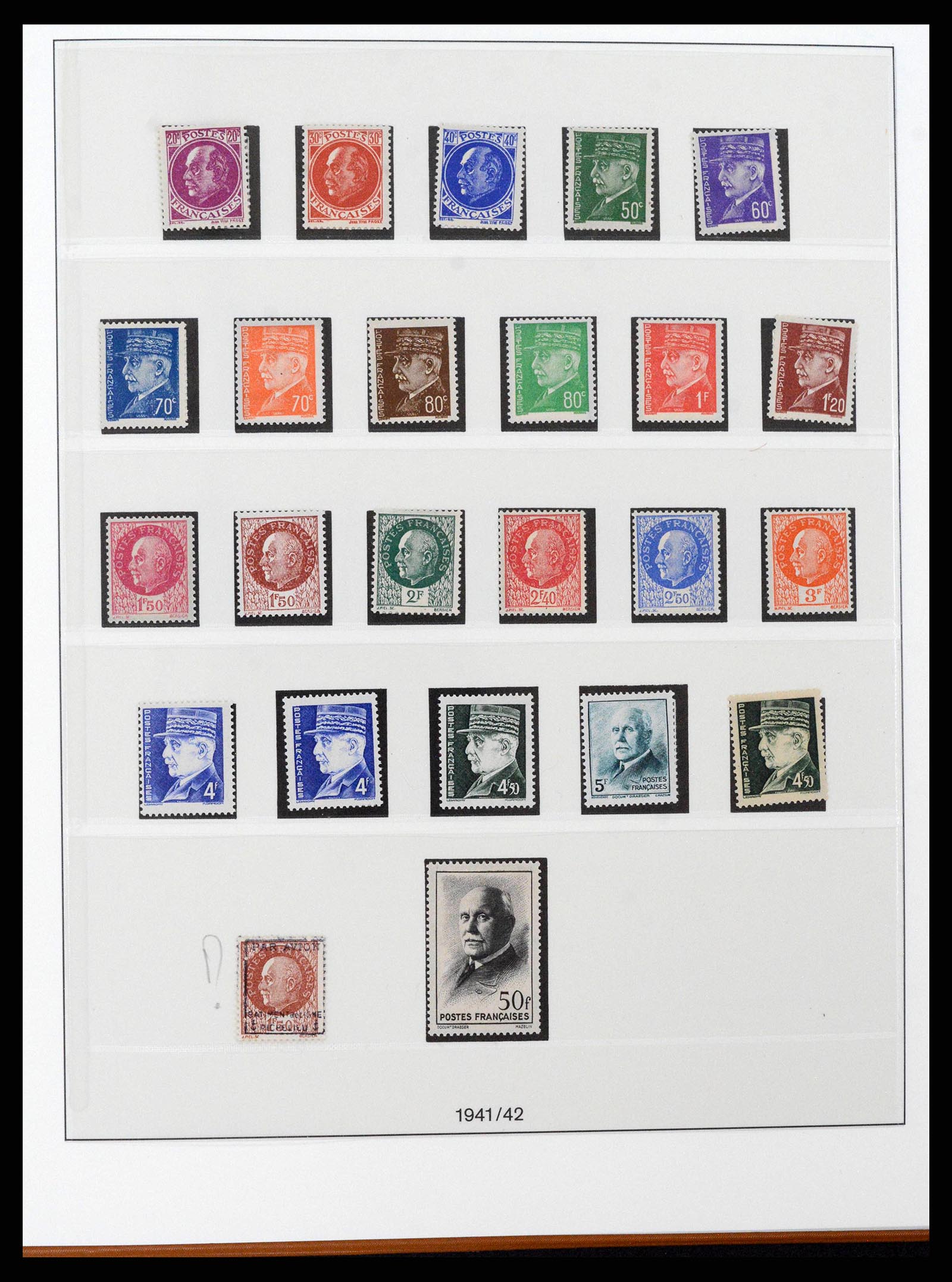 38827 0035 - Postzegelverzameling 38827 Frankrijk 1853-1965.