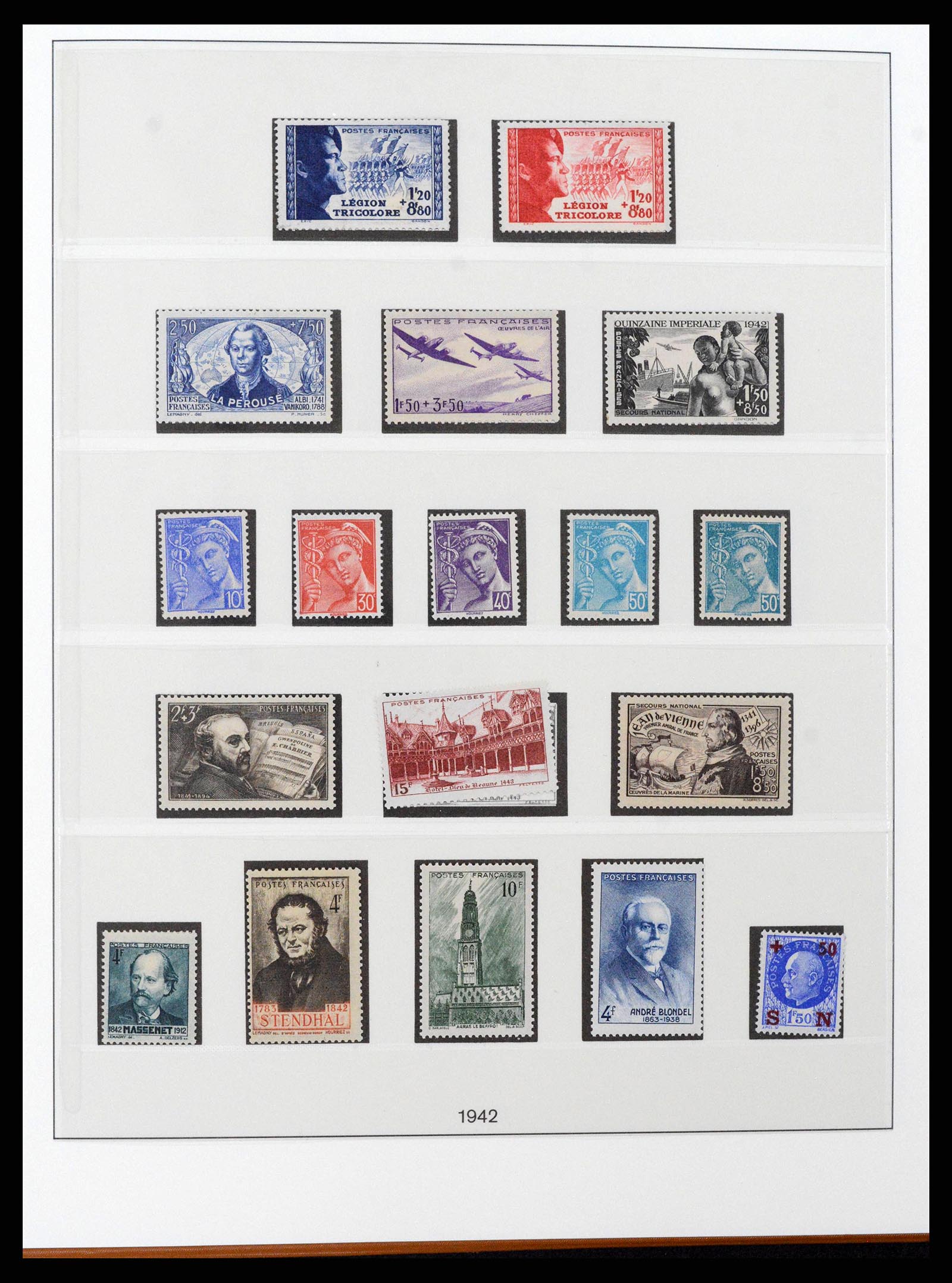 38827 0037 - Postzegelverzameling 38827 Frankrijk 1853-1965.