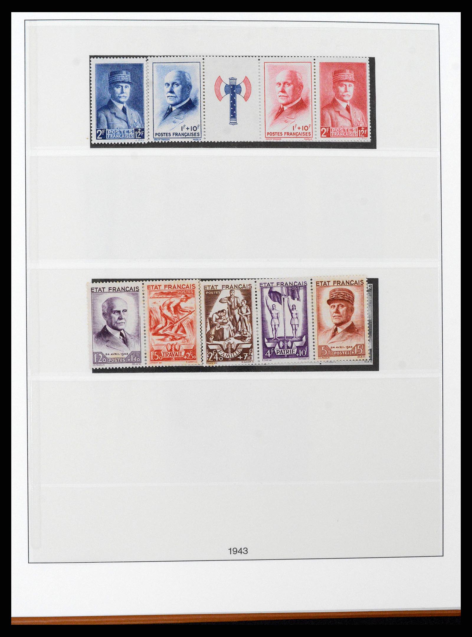 38827 0040 - Postzegelverzameling 38827 Frankrijk 1853-1965.