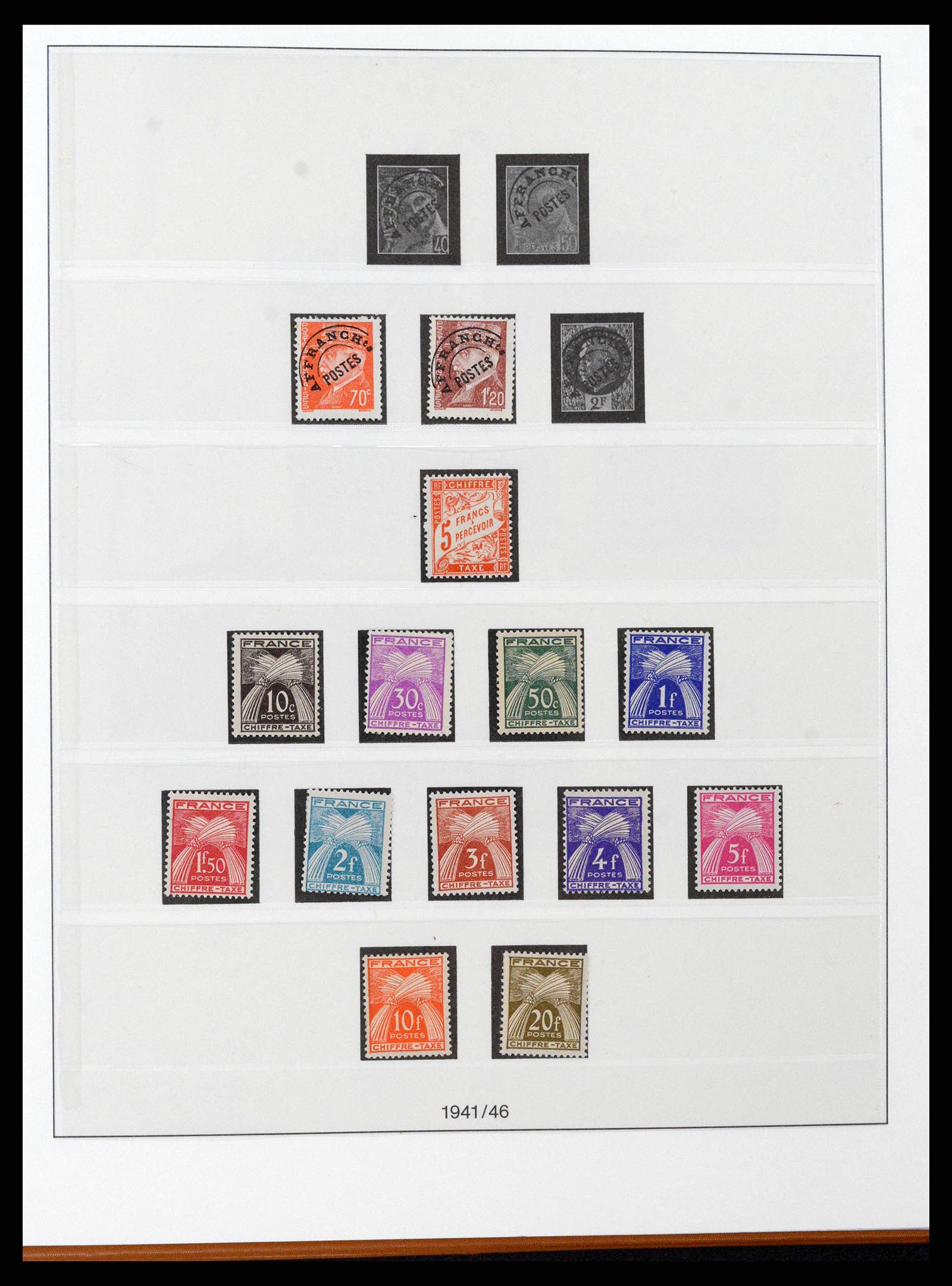 38827 0046 - Postzegelverzameling 38827 Frankrijk 1853-1965.