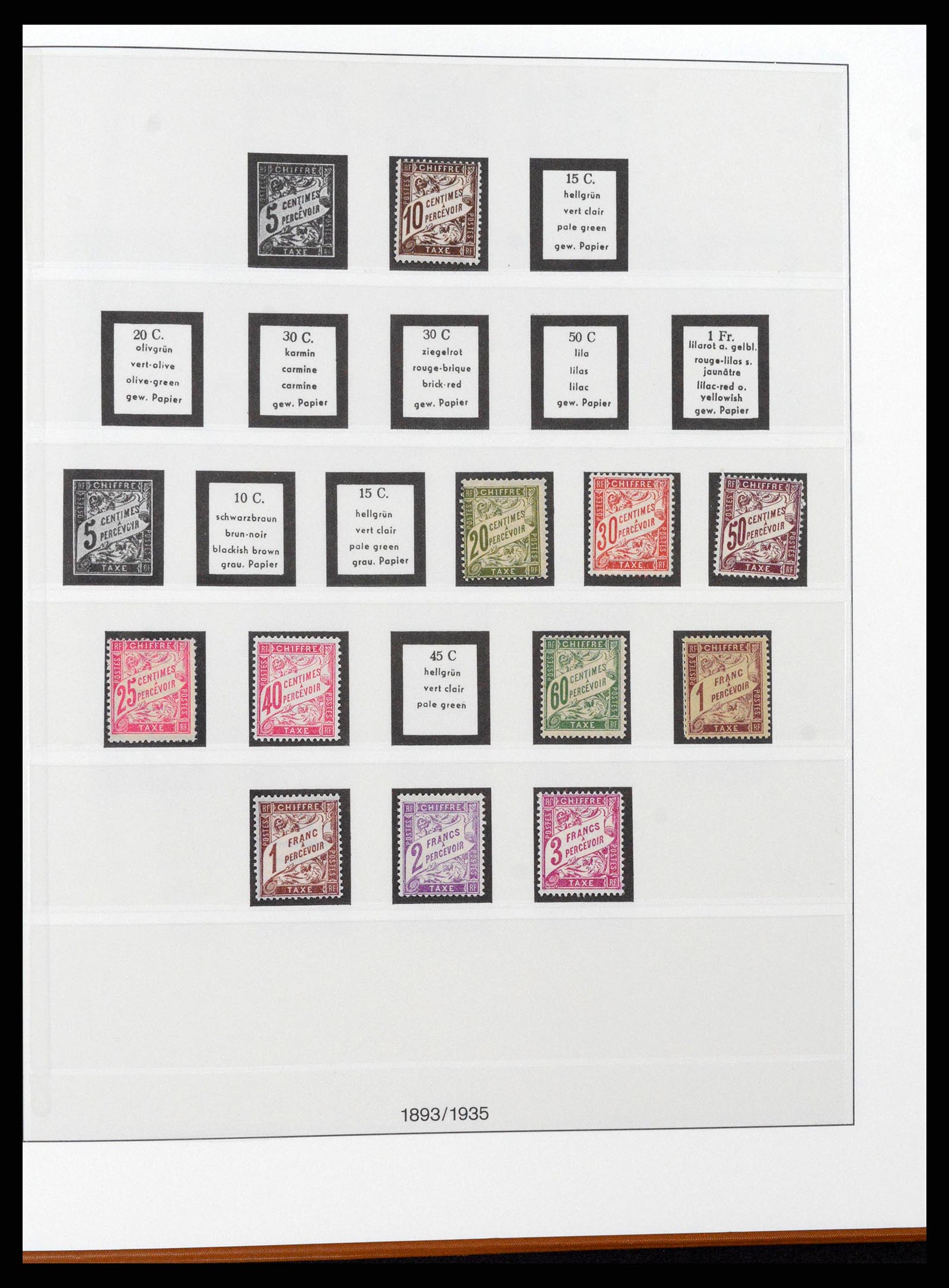 38827 0053 - Postzegelverzameling 38827 Frankrijk 1853-1965.