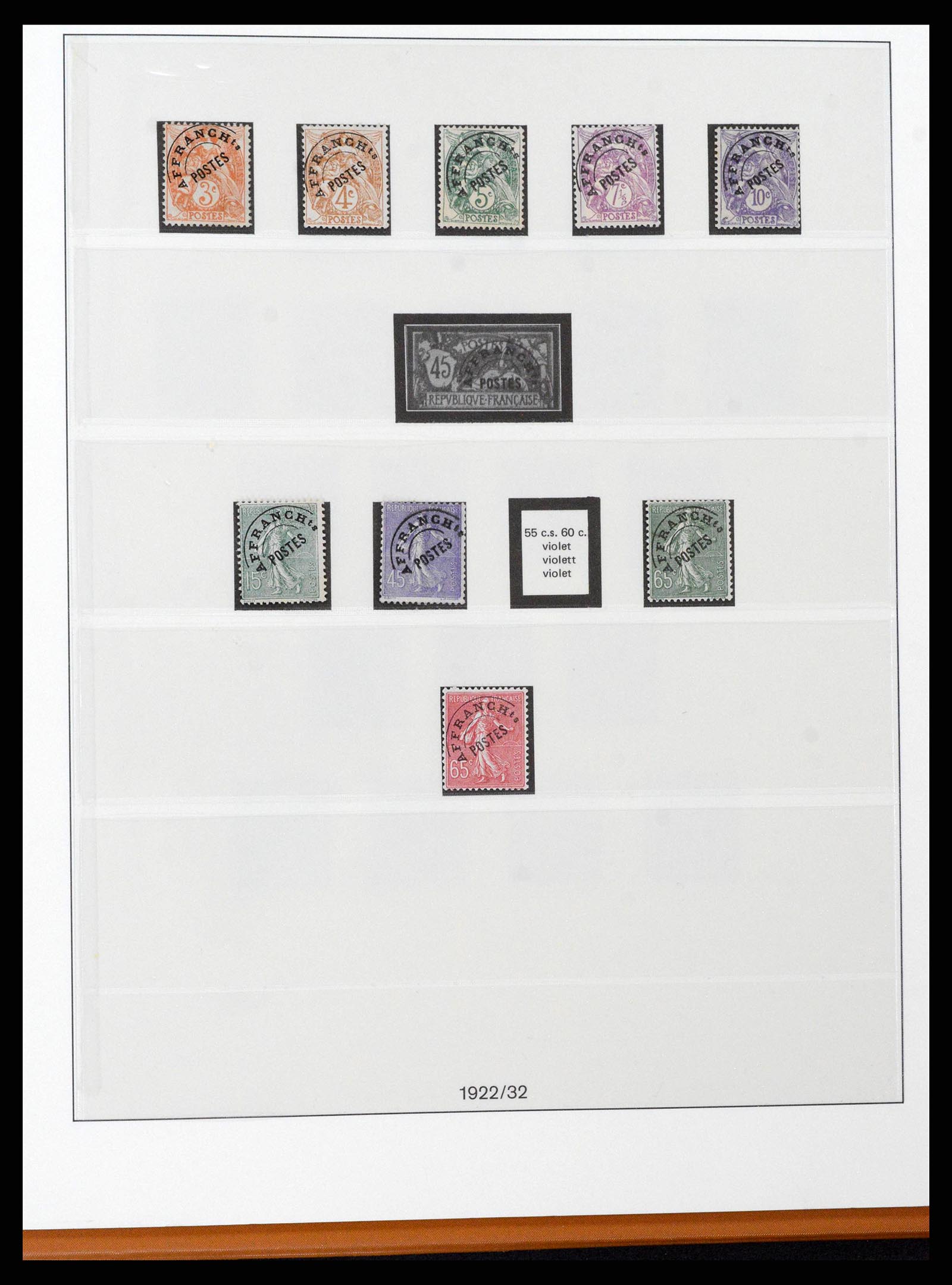 38827 0055 - Postzegelverzameling 38827 Frankrijk 1853-1965.
