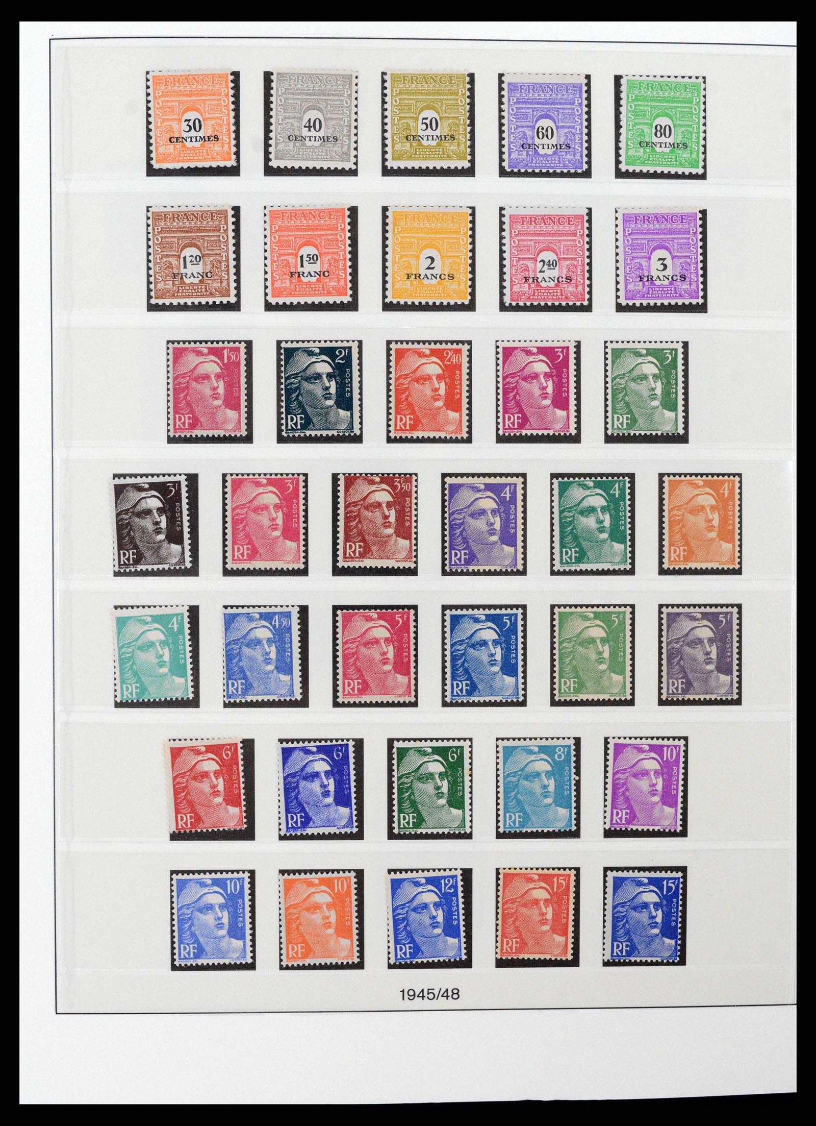 38827 0060 - Postzegelverzameling 38827 Frankrijk 1853-1965.
