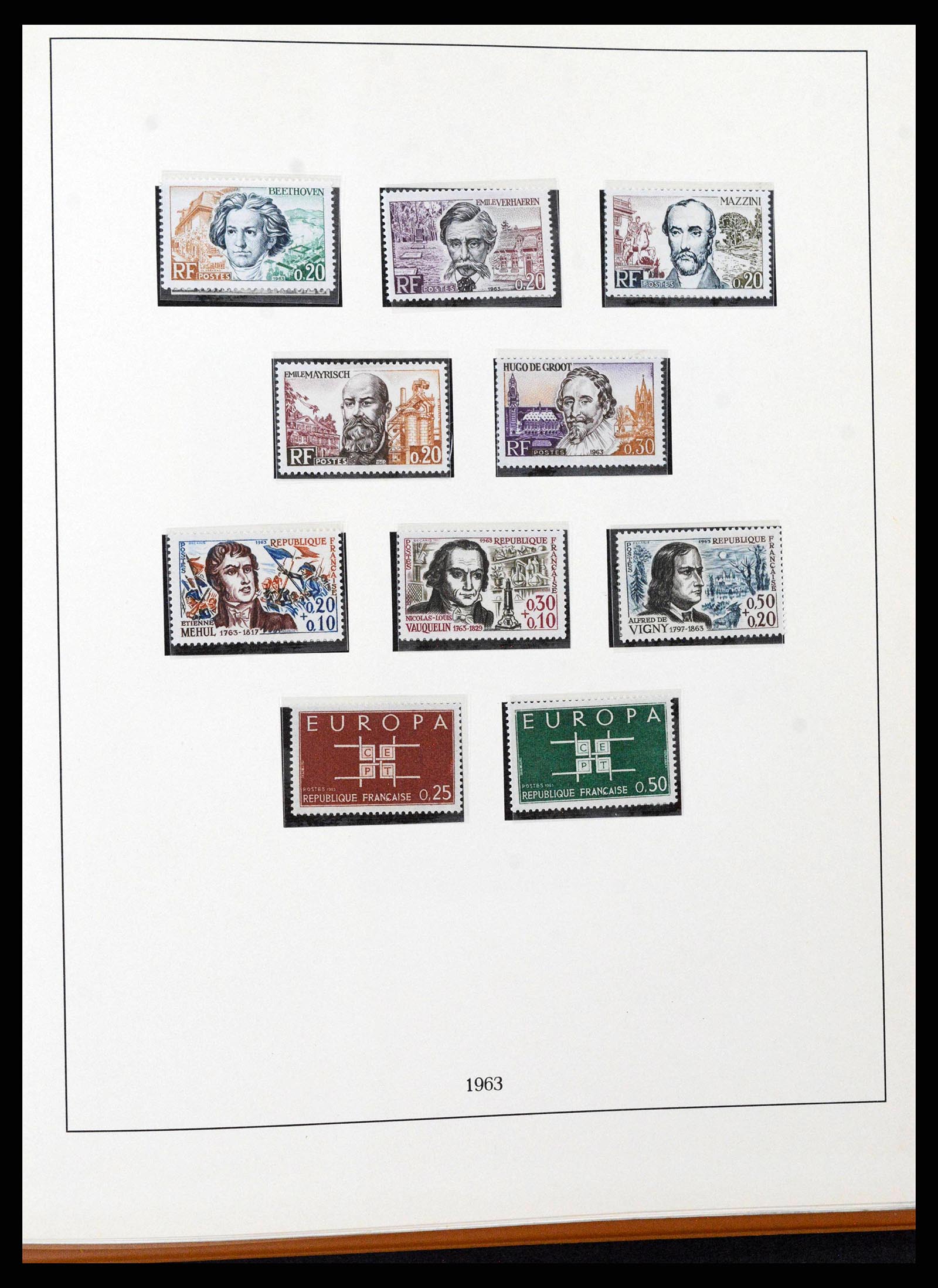 38827 0121 - Postzegelverzameling 38827 Frankrijk 1853-1965.