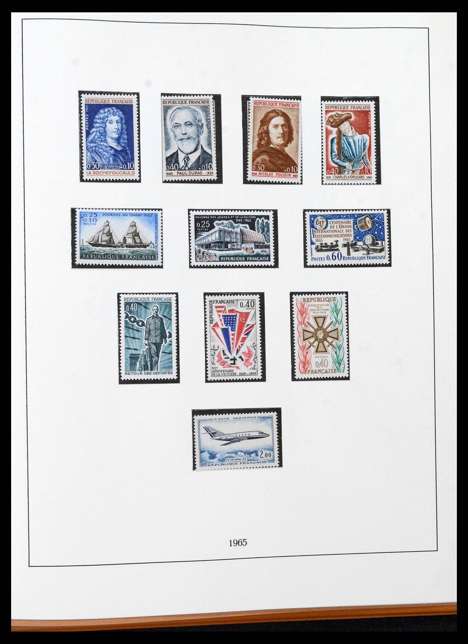 38827 0127 - Postzegelverzameling 38827 Frankrijk 1853-1965.