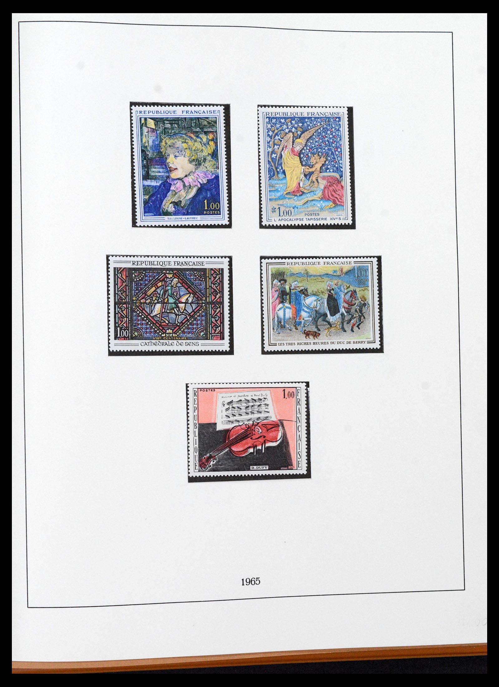 38827 0128 - Postzegelverzameling 38827 Frankrijk 1853-1965.