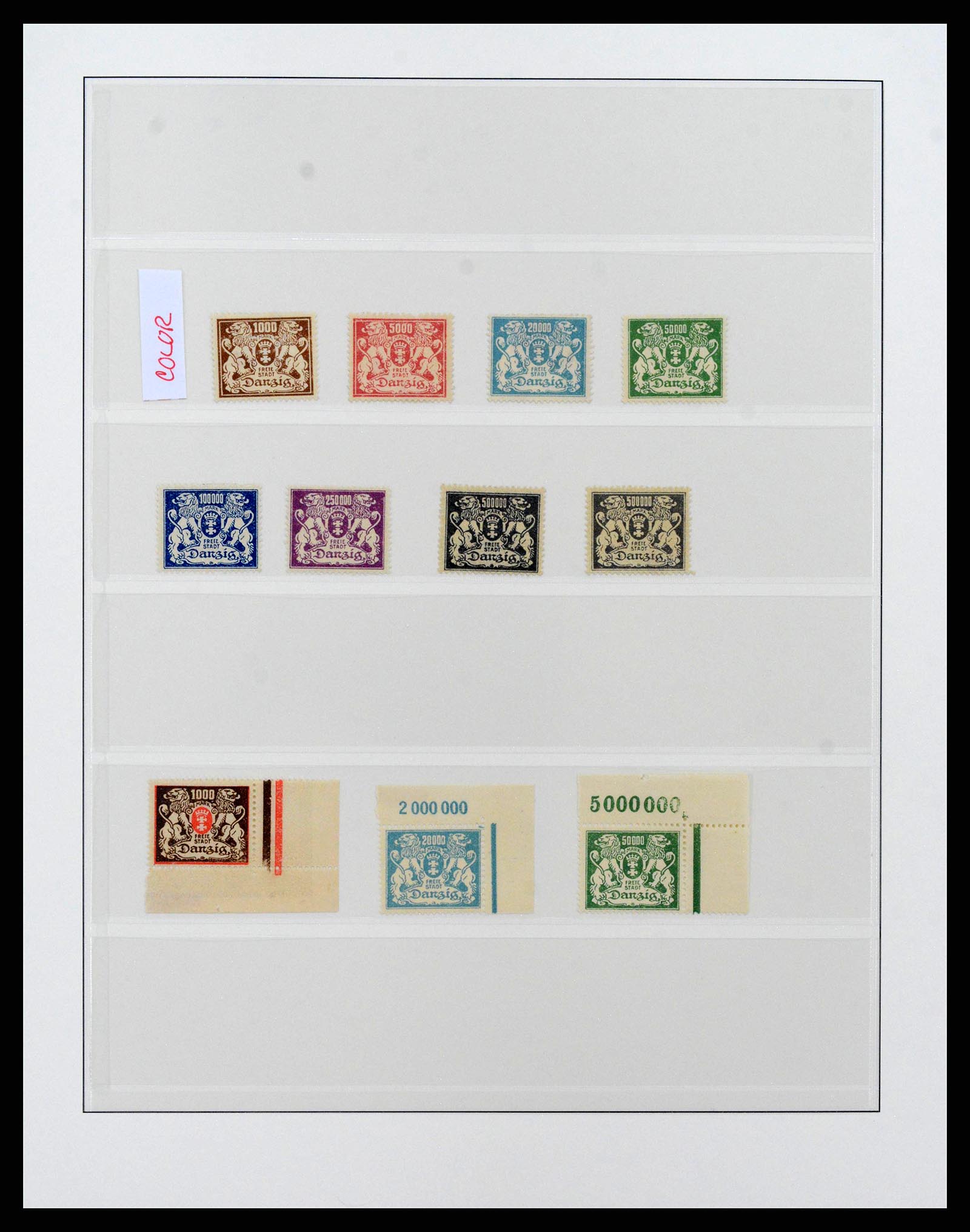38831 0017 - Stamp collection 38831 German territories 1920-1939.