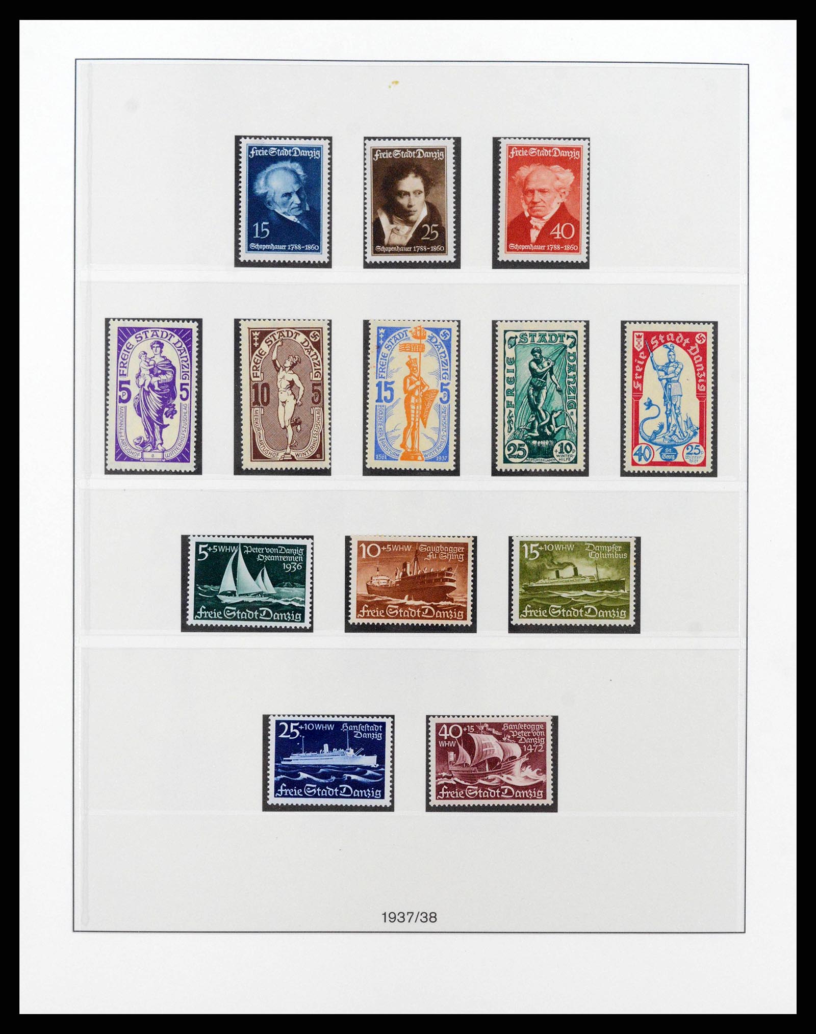 38831 0030 - Stamp collection 38831 German territories 1920-1939.