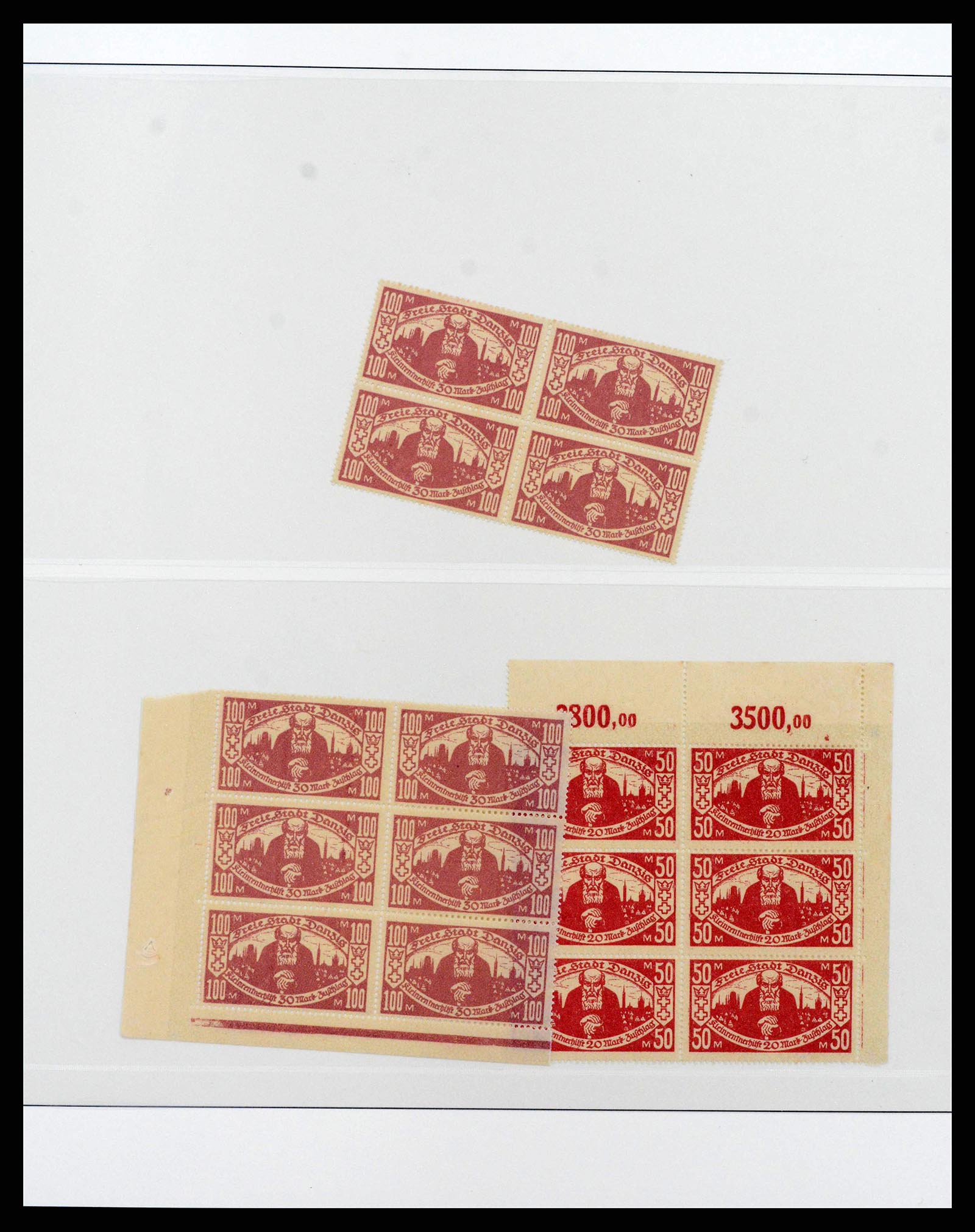 38831 0050 - Stamp collection 38831 German territories 1920-1939.