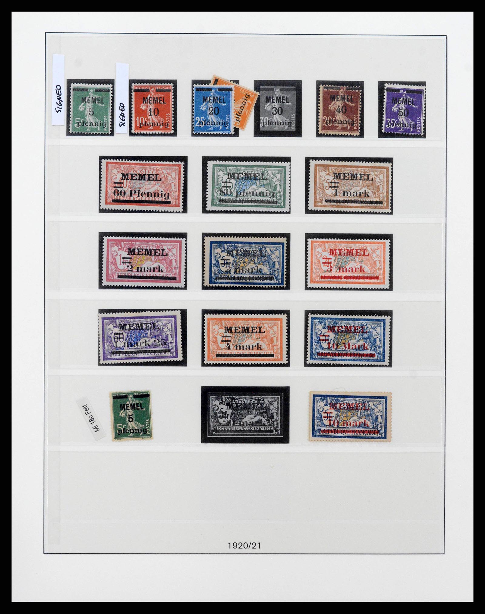 38831 0056 - Stamp collection 38831 German territories 1920-1939.