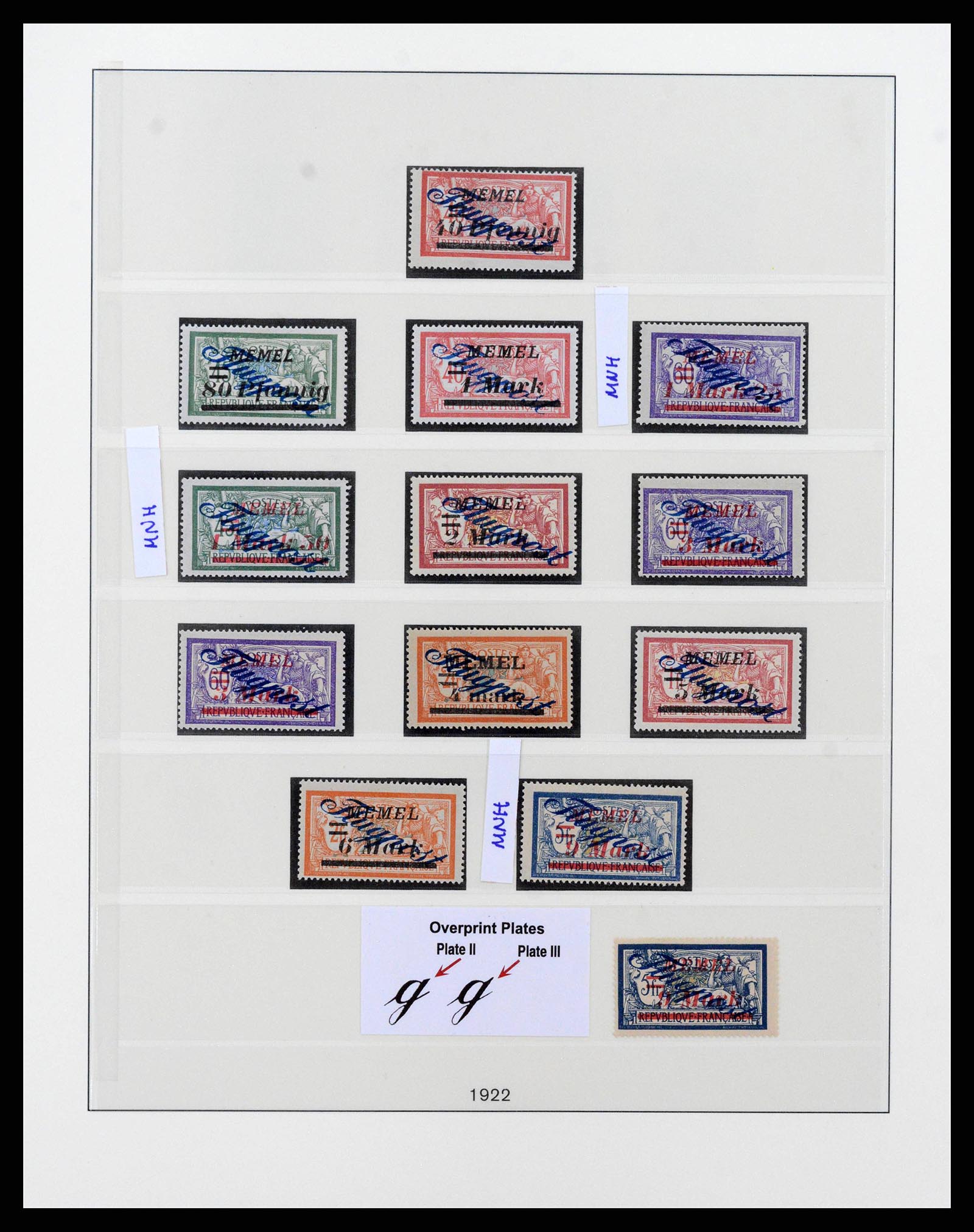 38831 0059 - Stamp collection 38831 German territories 1920-1939.