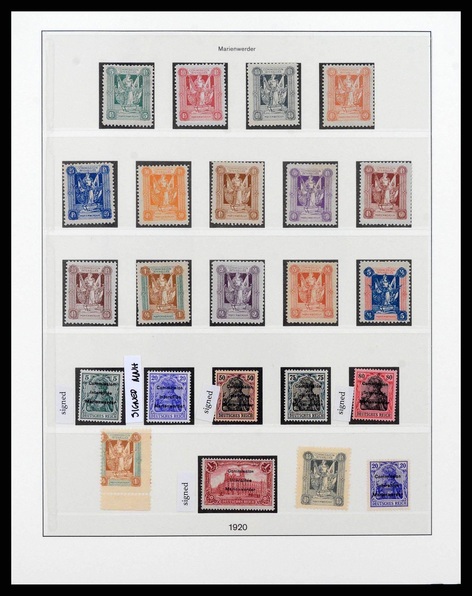 38831 0075 - Stamp collection 38831 German territories 1920-1939.