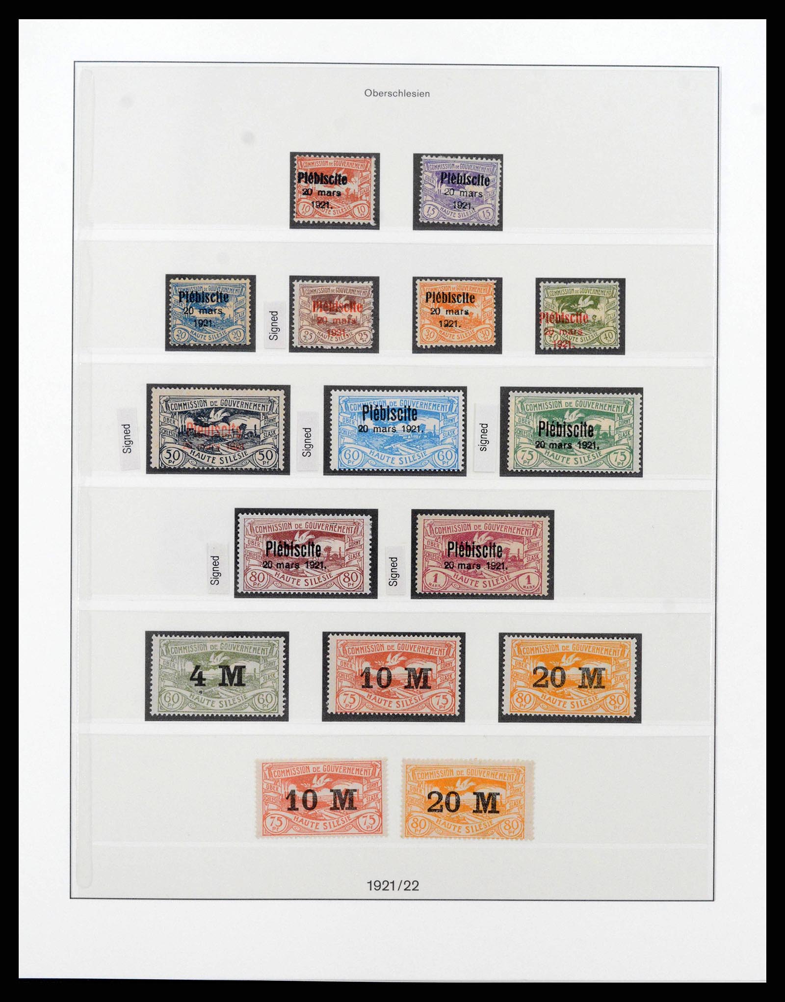 38831 0085 - Stamp collection 38831 German territories 1920-1939.