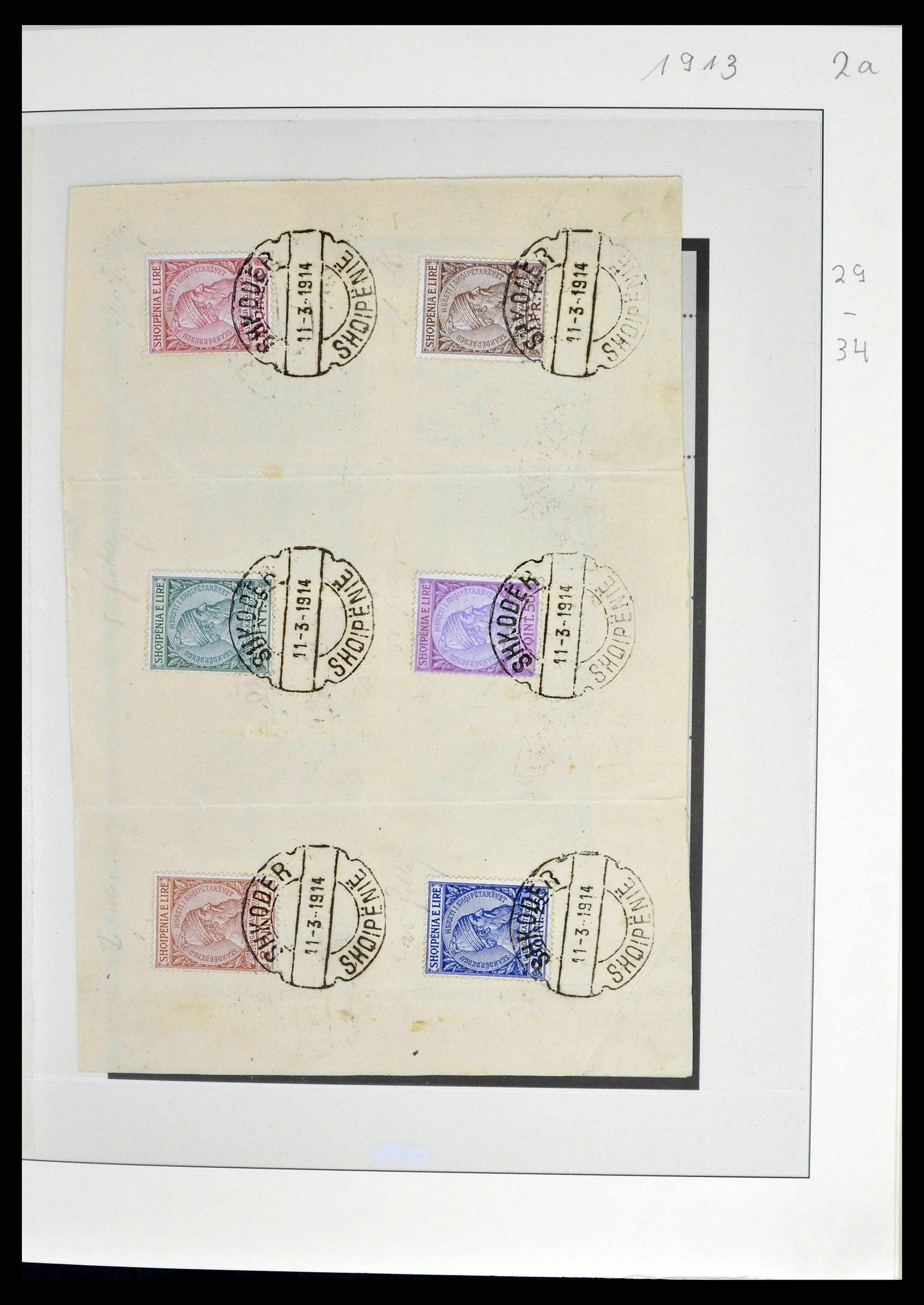 38835 0005 - Postzegelverzameling 38835 Albanië 1912-2015.