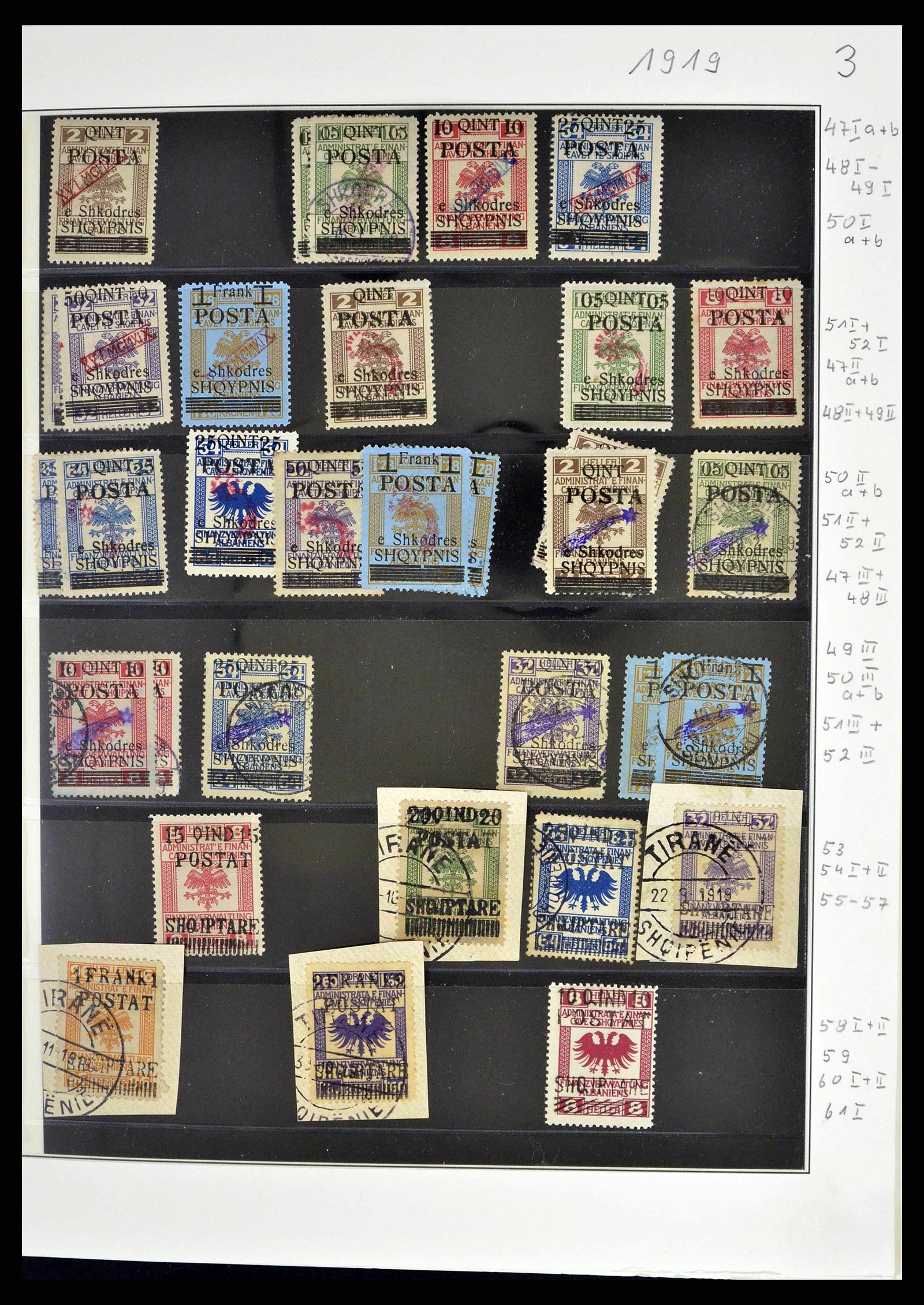 38835 0007 - Postzegelverzameling 38835 Albanië 1912-2015.