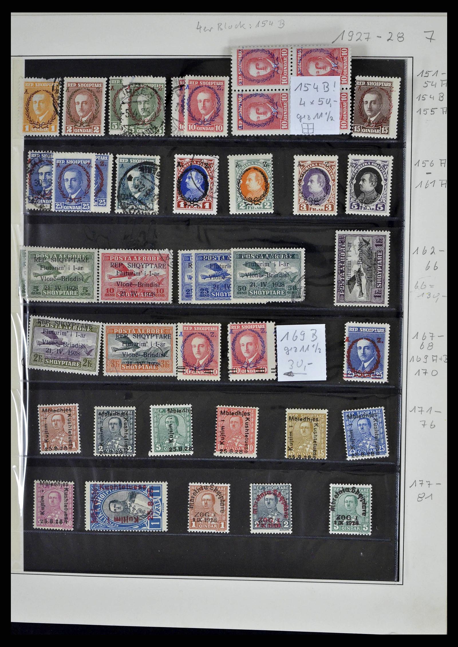 38835 0012 - Postzegelverzameling 38835 Albanië 1912-2015.
