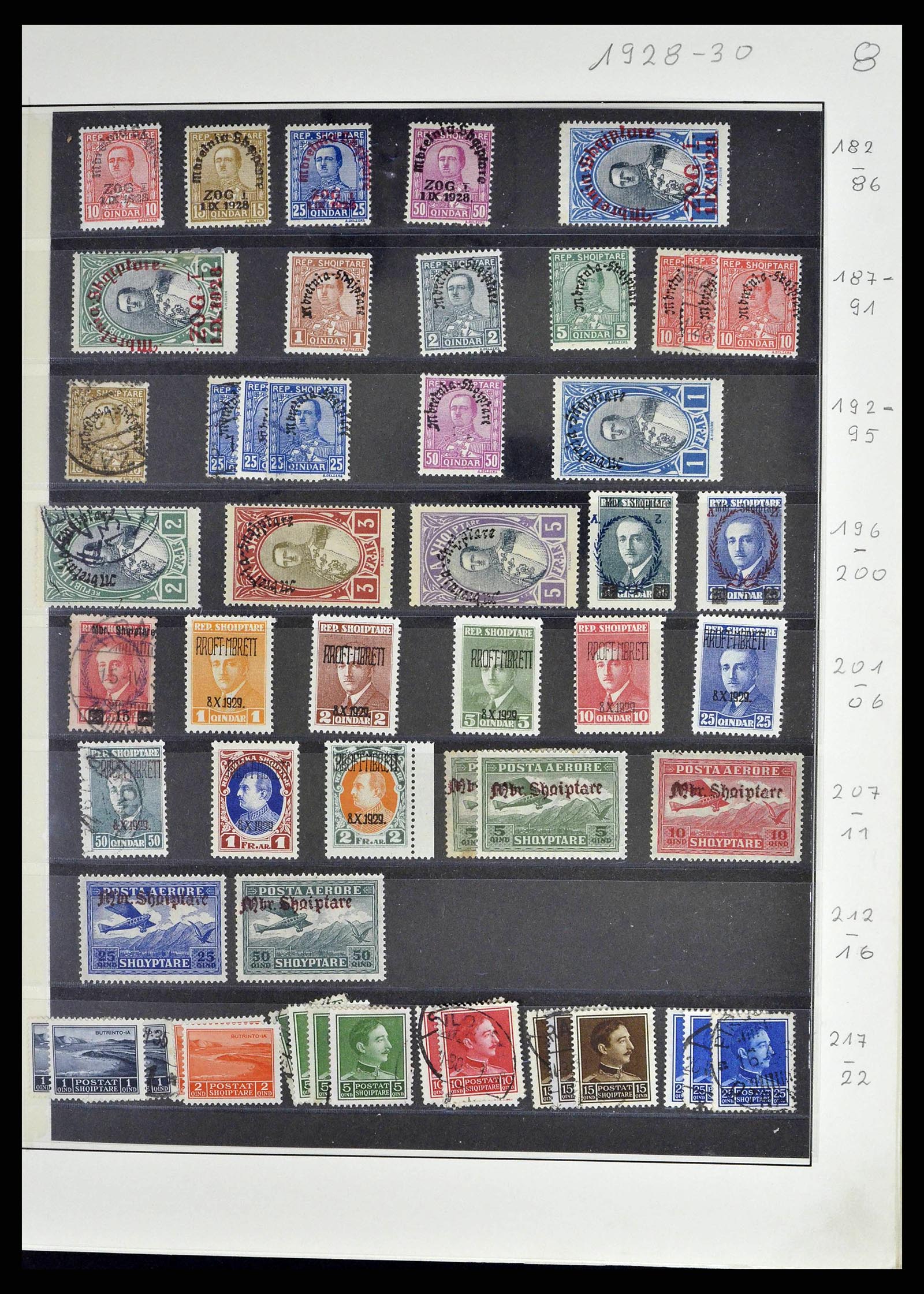 38835 0013 - Postzegelverzameling 38835 Albanië 1912-2015.