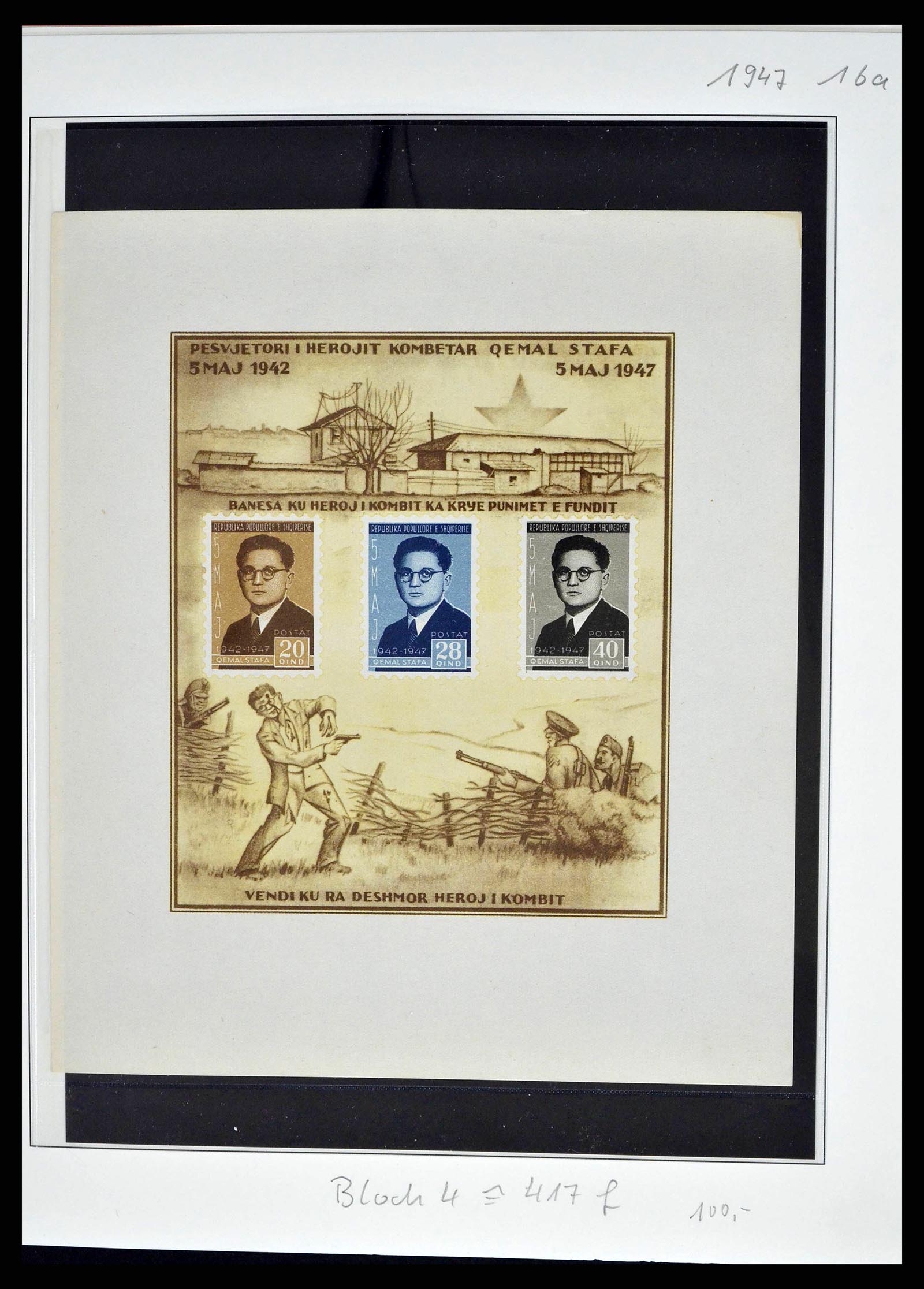 38835 0022 - Postzegelverzameling 38835 Albanië 1912-2015.