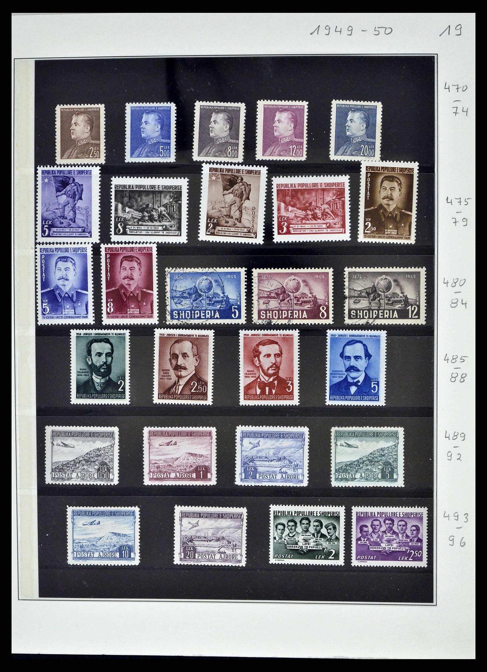 38835 0025 - Postzegelverzameling 38835 Albanië 1912-2015.