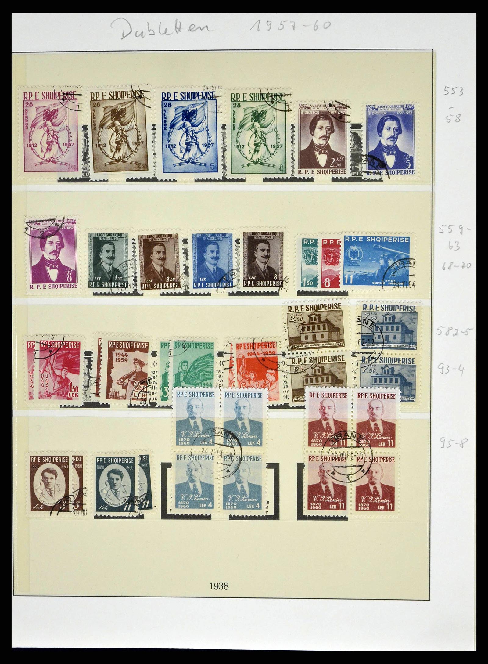 38835 0029 - Postzegelverzameling 38835 Albanië 1912-2015.