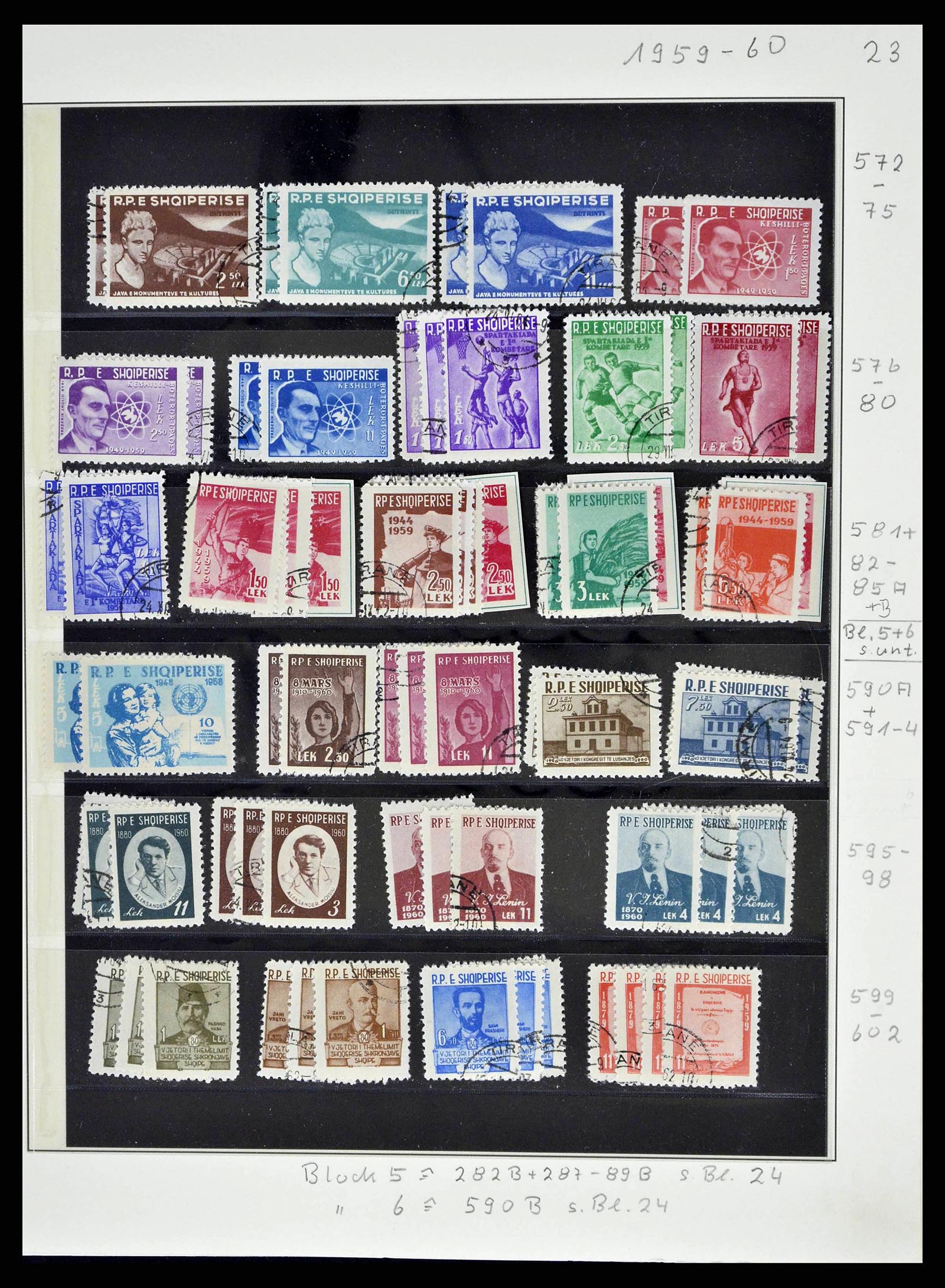 38835 0030 - Postzegelverzameling 38835 Albanië 1912-2015.