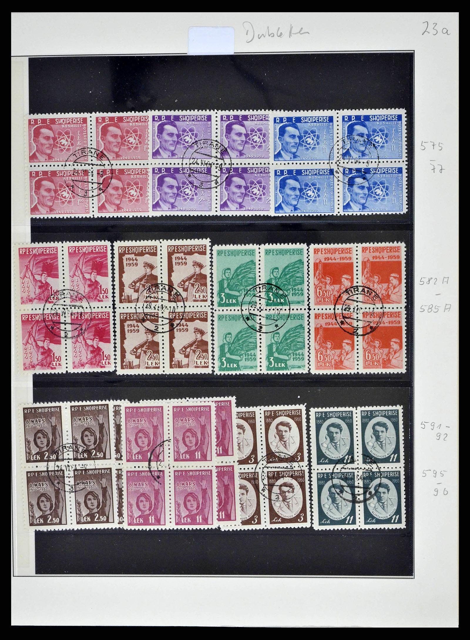 38835 0031 - Postzegelverzameling 38835 Albanië 1912-2015.