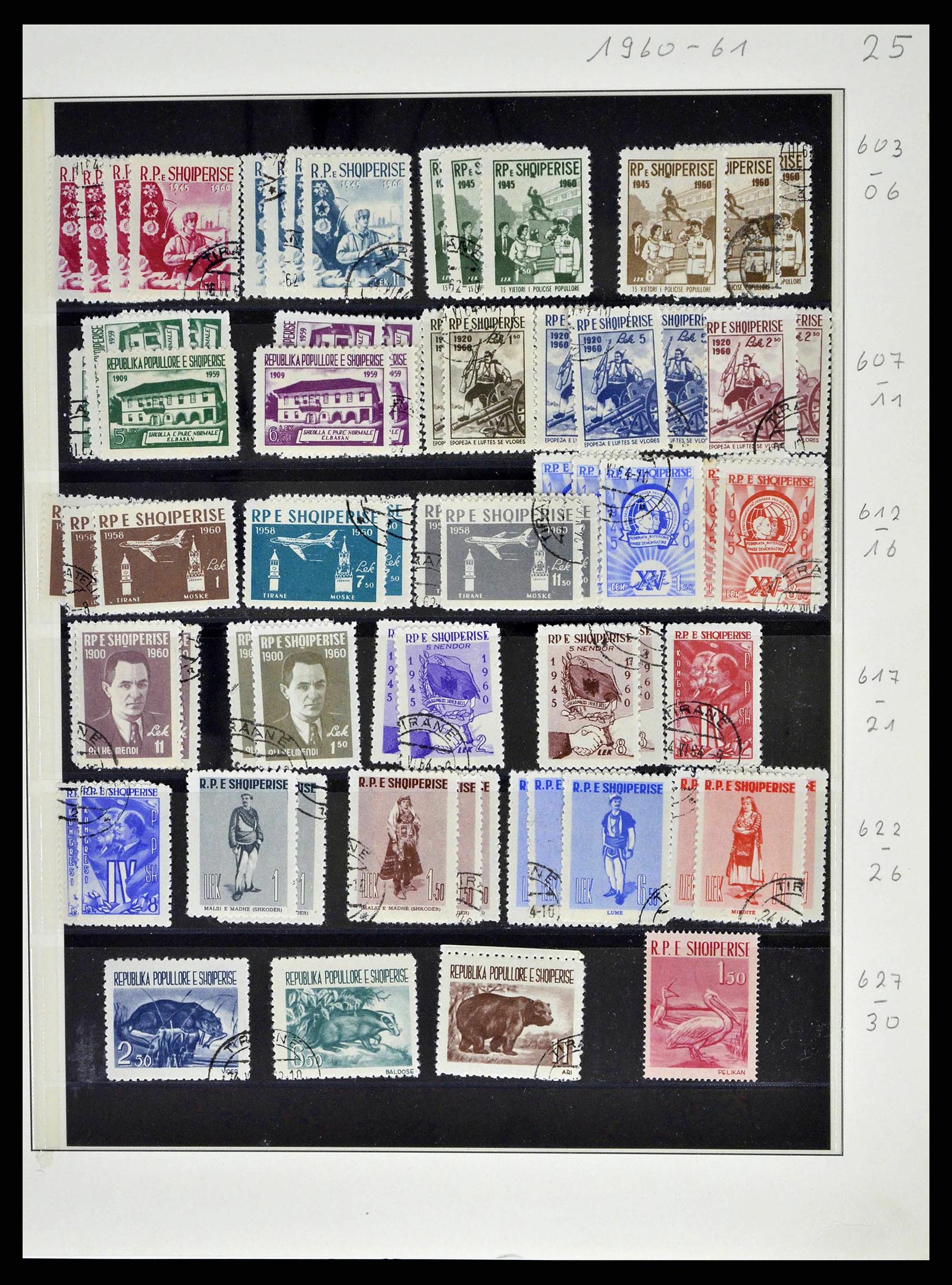 38835 0033 - Postzegelverzameling 38835 Albanië 1912-2015.