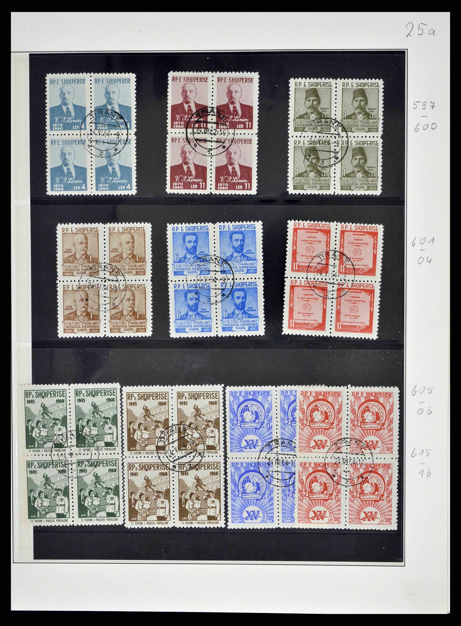38835 0034 - Postzegelverzameling 38835 Albanië 1912-2015.