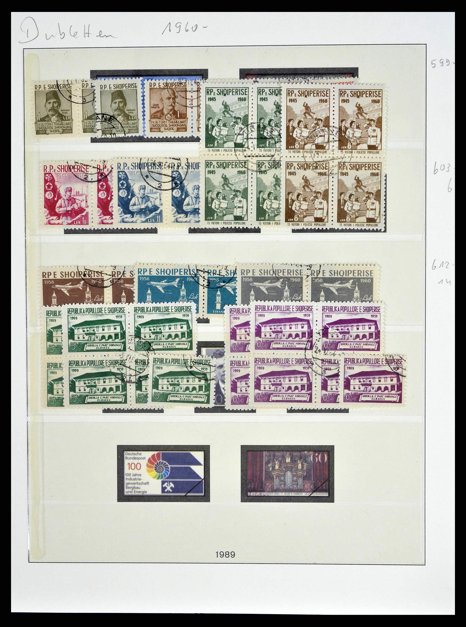 38835 0035 - Postzegelverzameling 38835 Albanië 1912-2015.