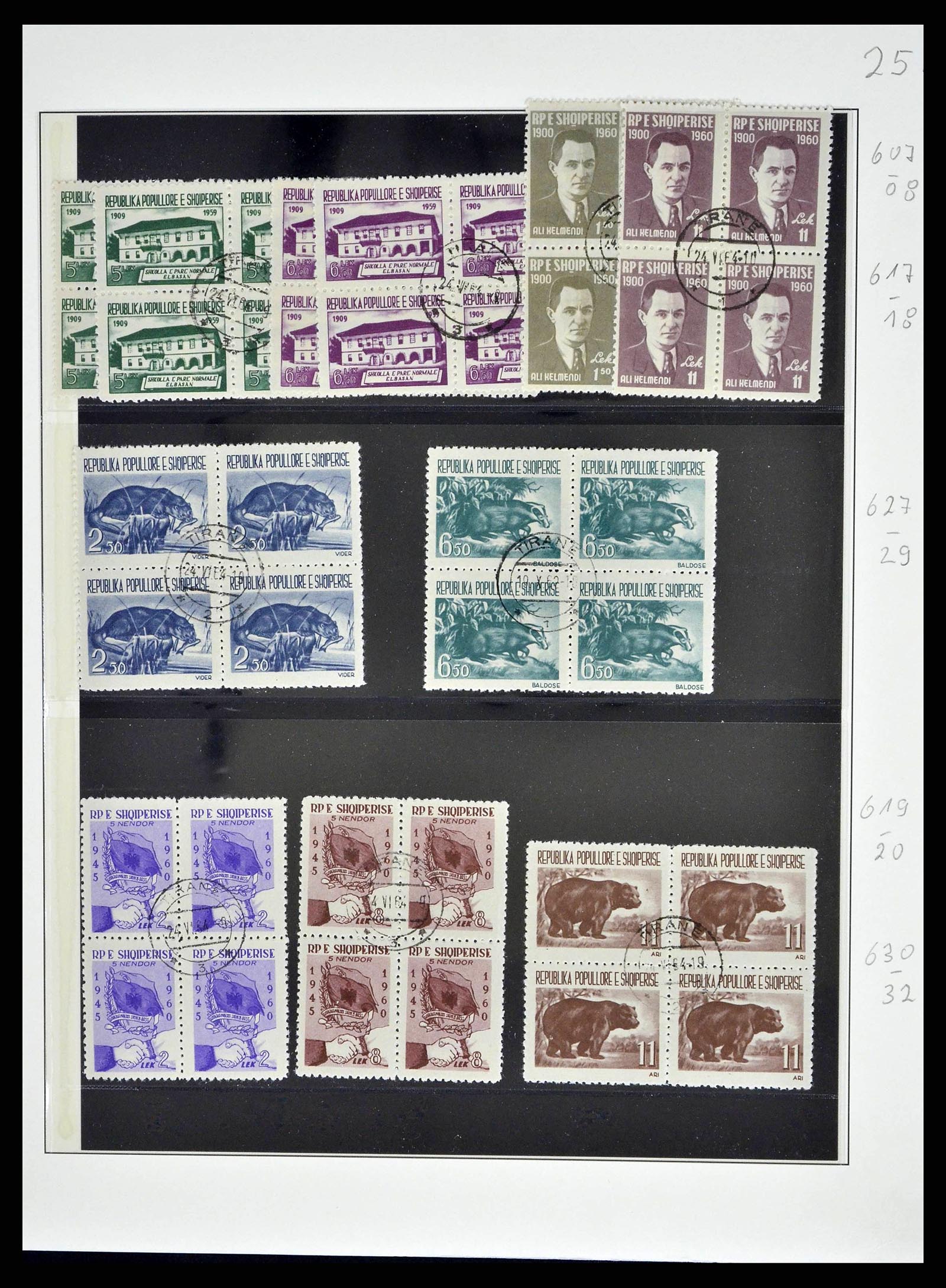 38835 0036 - Postzegelverzameling 38835 Albanië 1912-2015.