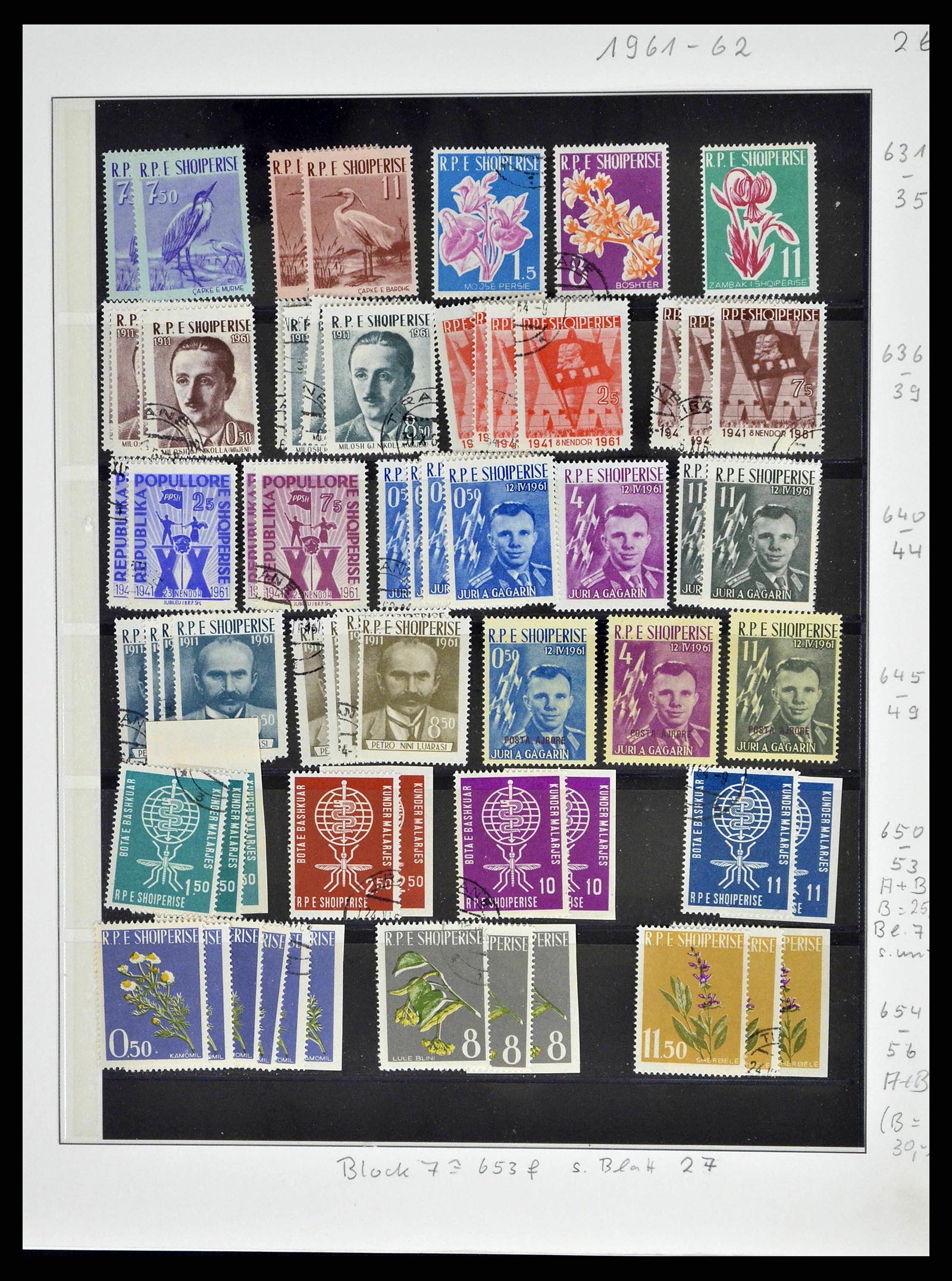 38835 0037 - Postzegelverzameling 38835 Albanië 1912-2015.