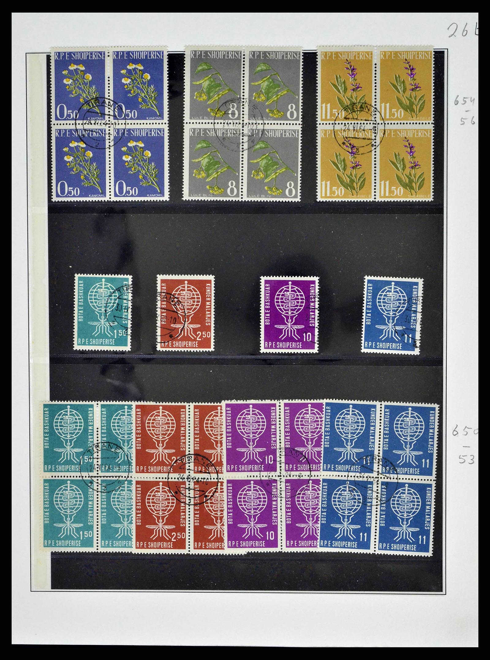 38835 0039 - Postzegelverzameling 38835 Albanië 1912-2015.