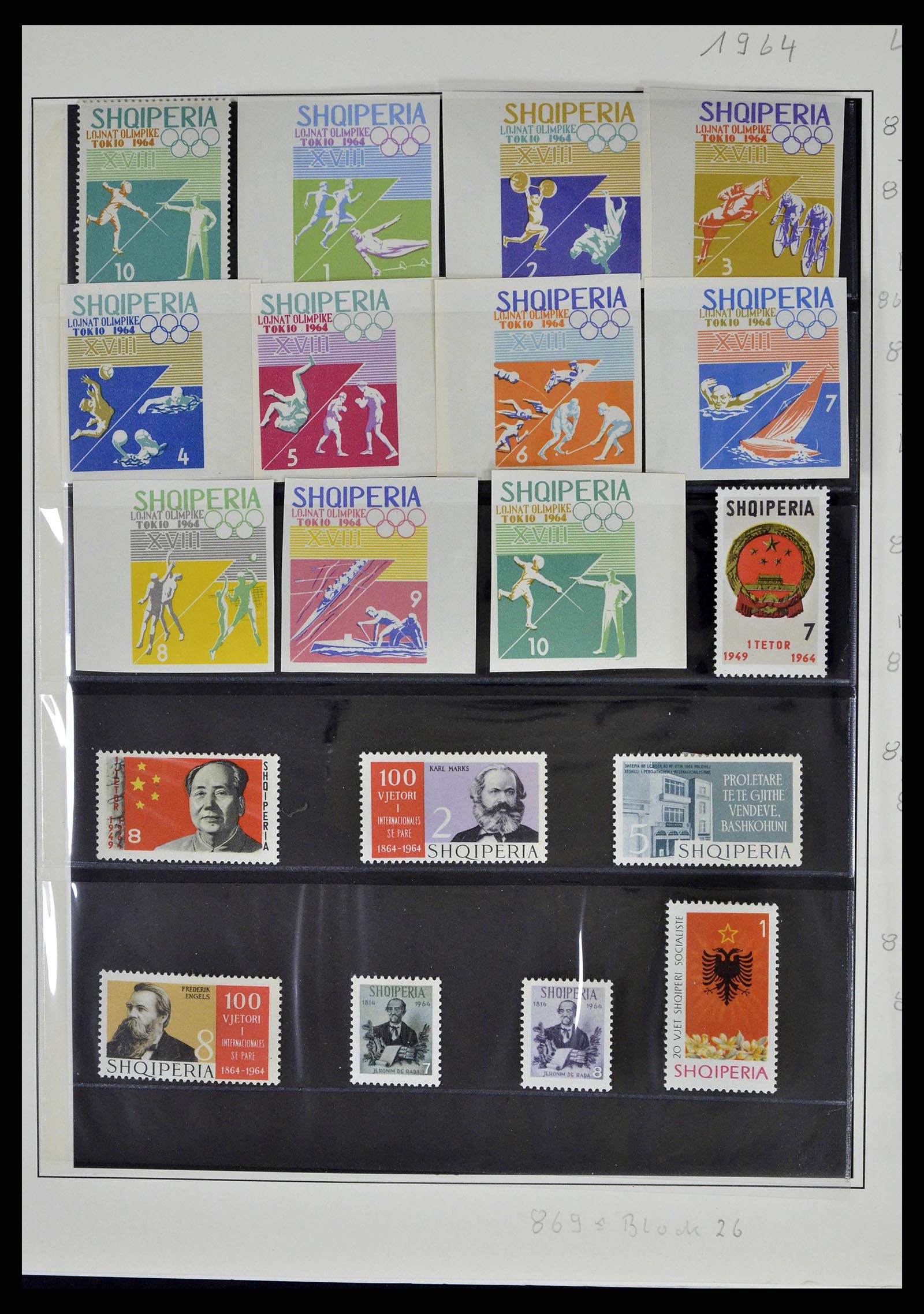 38835 0068 - Stamp collection 38835 Albania 1912-2015.