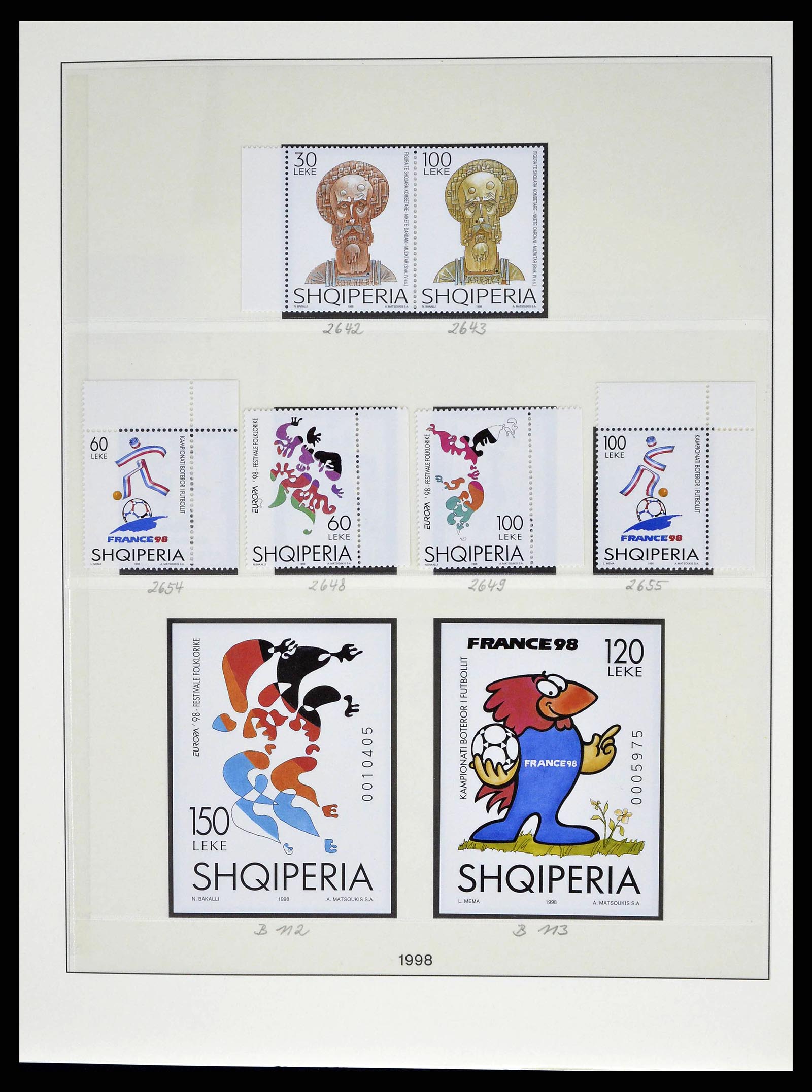 38835 0255 - Stamp collection 38835 Albania 1912-2015.