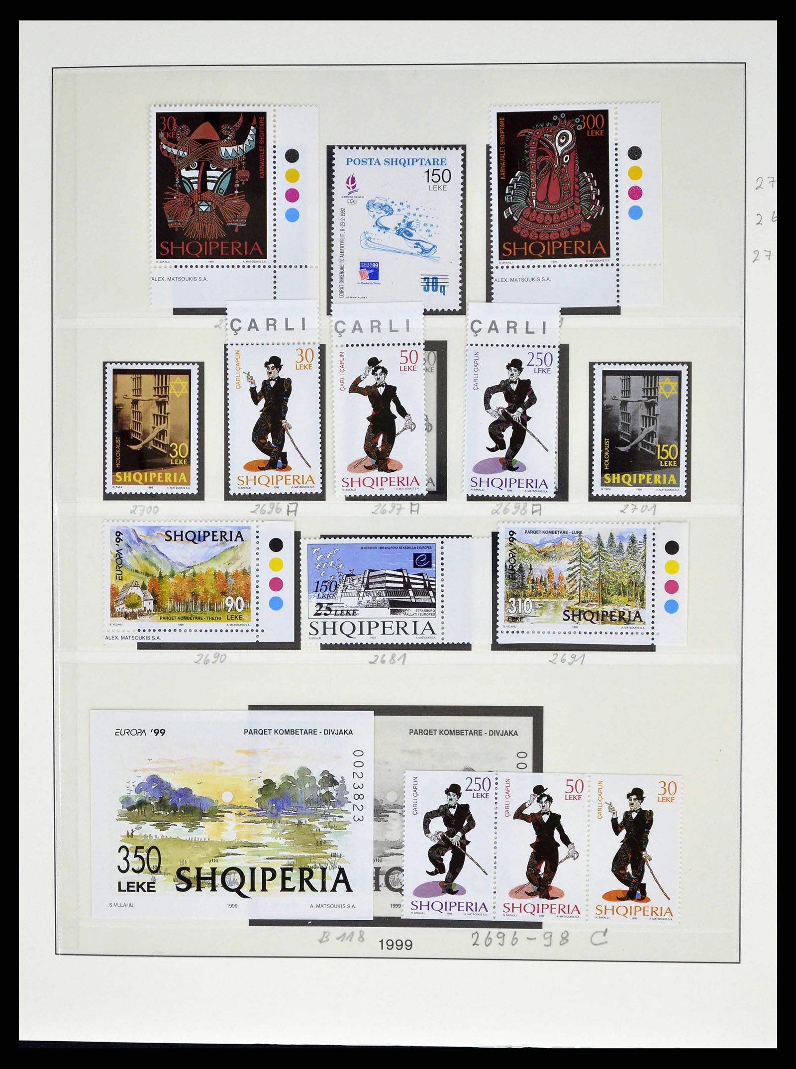 38835 0260 - Stamp collection 38835 Albania 1912-2015.