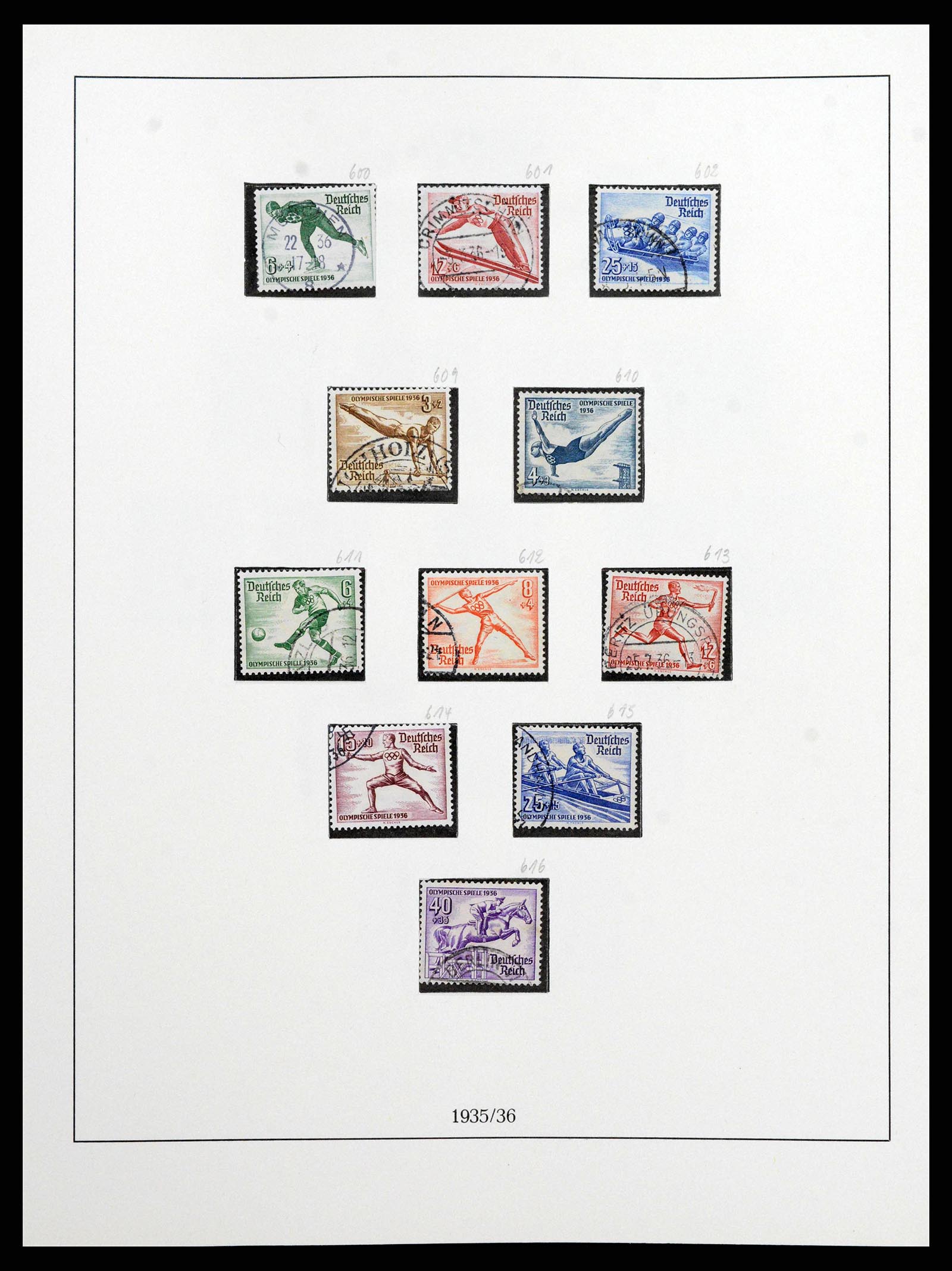38836 0013 - Stamp collection 38836 German Reich 1933-1945.