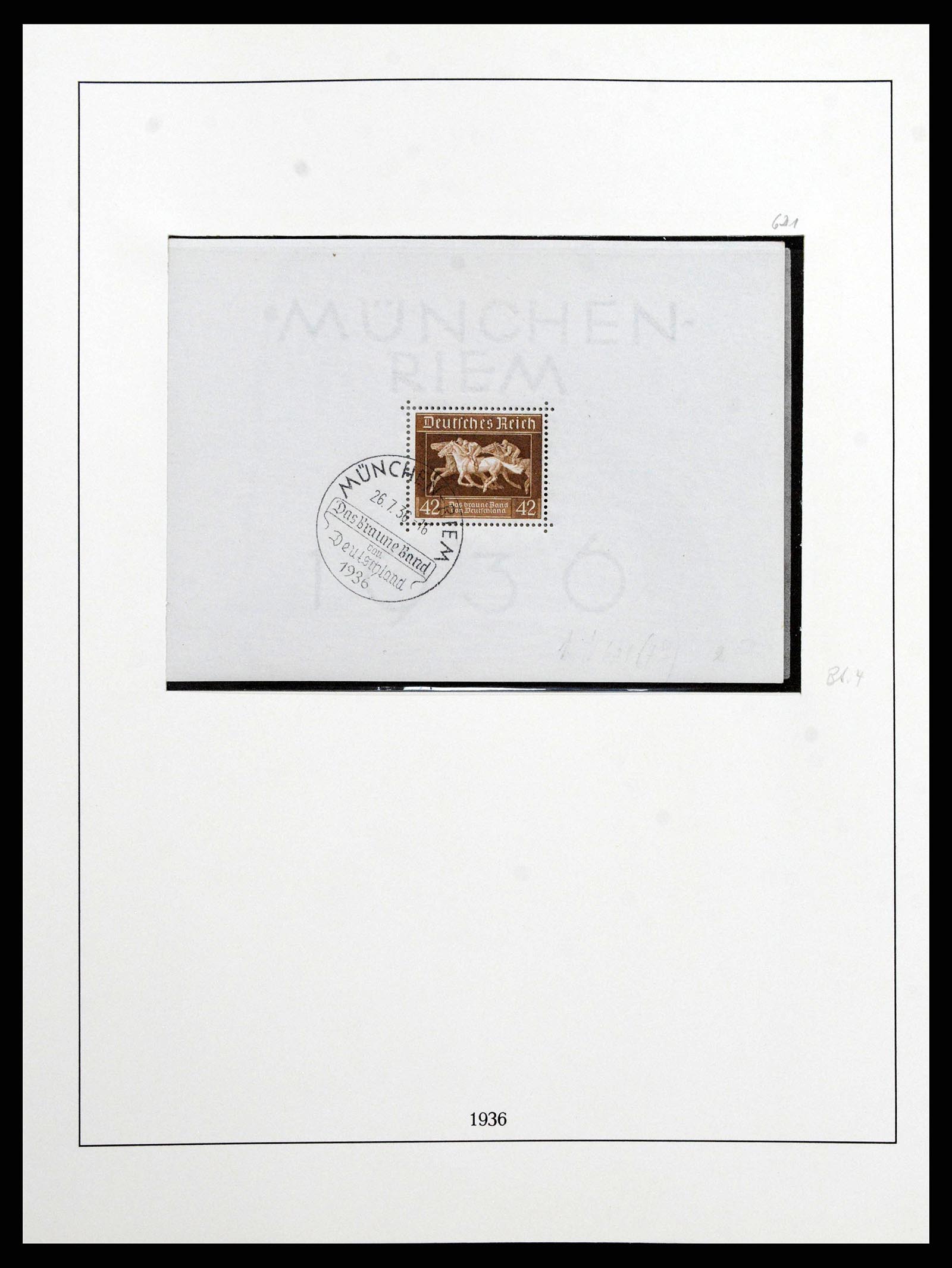 38836 0015 - Stamp collection 38836 German Reich 1933-1945.